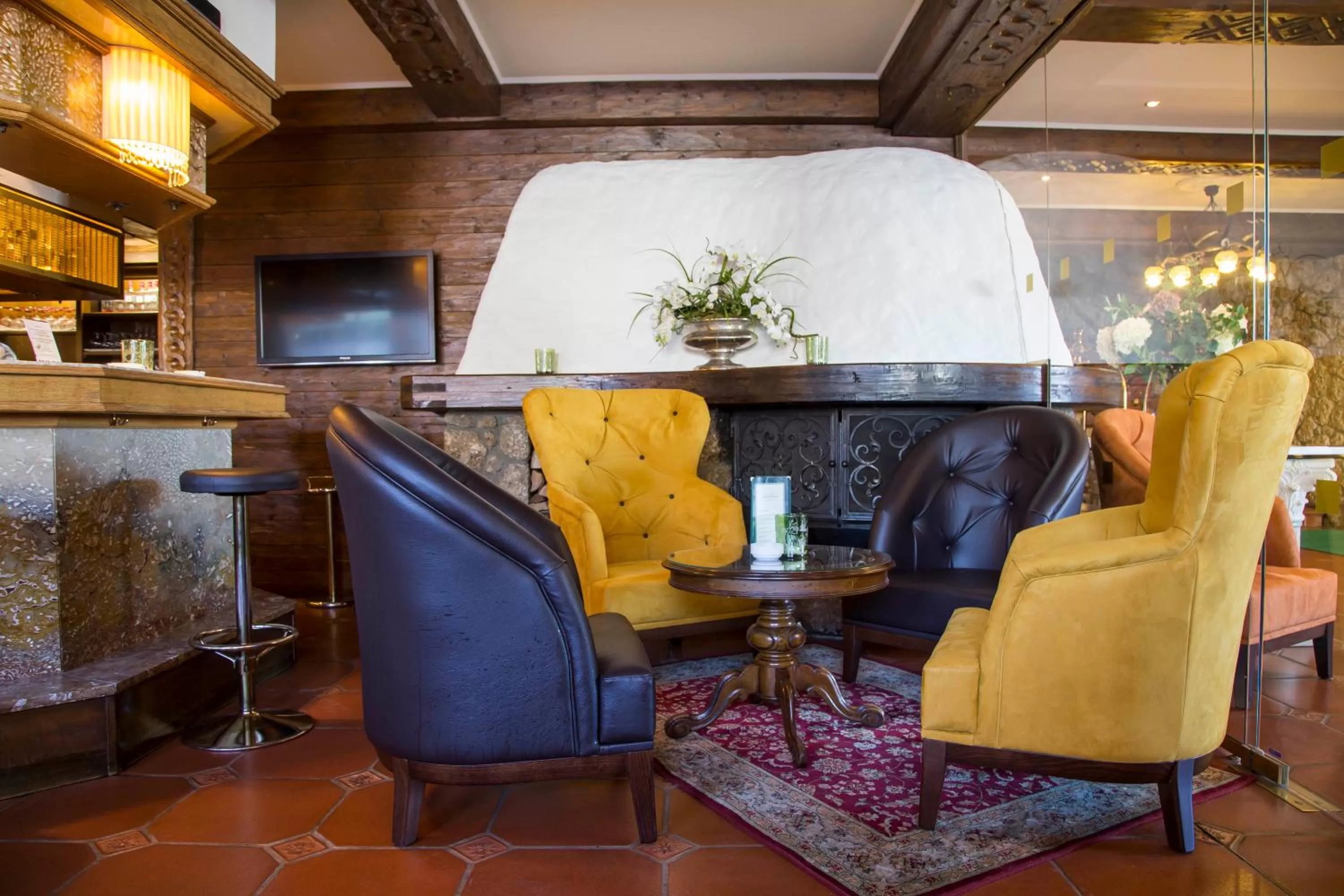 Lounge or bar in Hotel Hubertushof