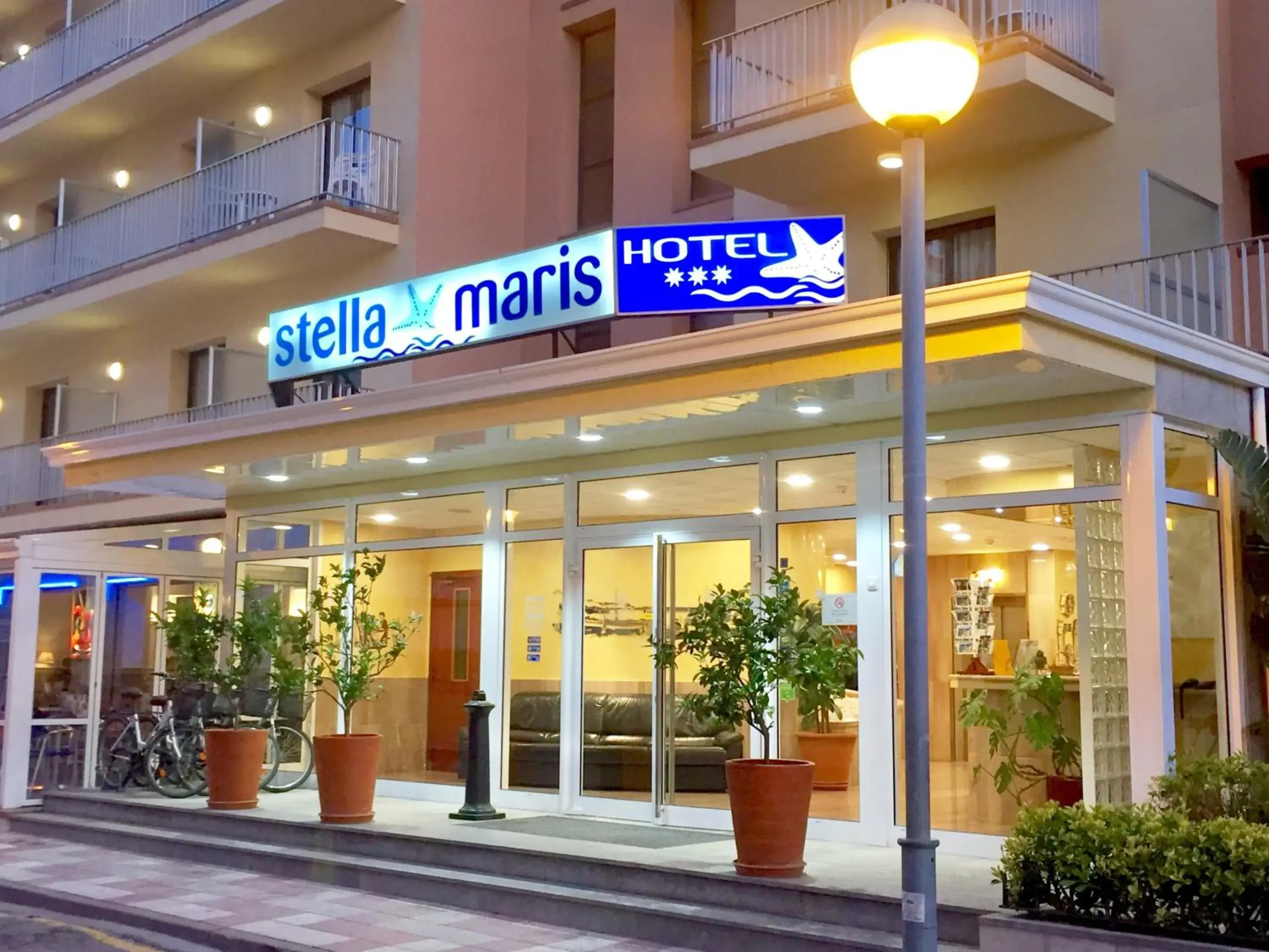 Facade/entrance in Hotel Stella Maris