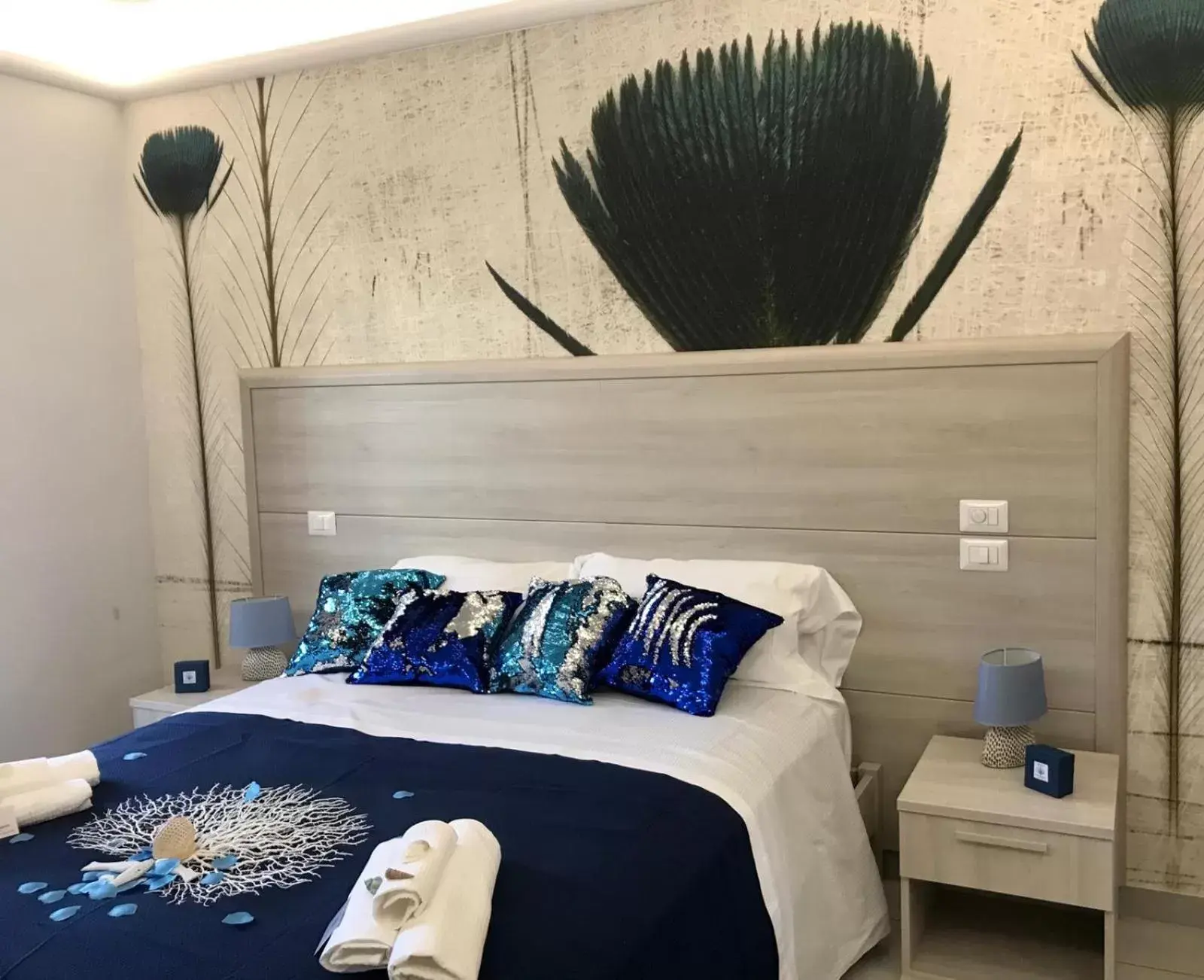 Photo of the whole room, Bed in Il corallo azzurro