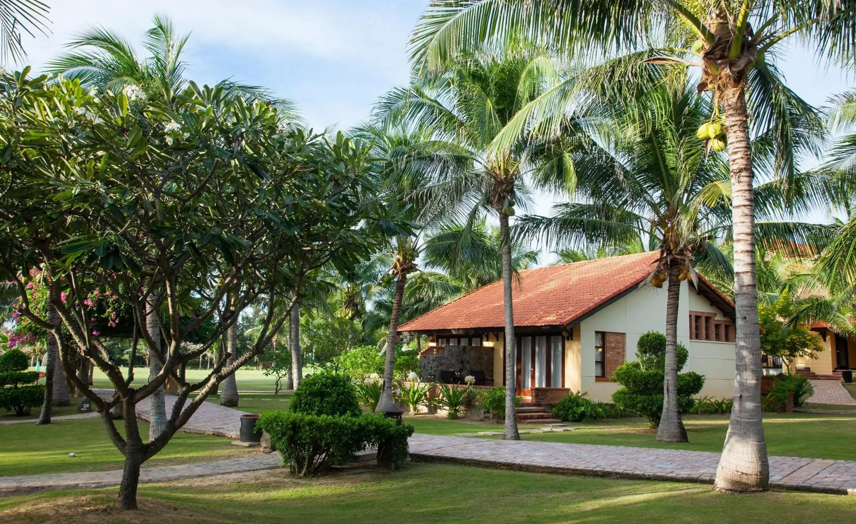 Inner courtyard view, Property Building in Pandanus Resort