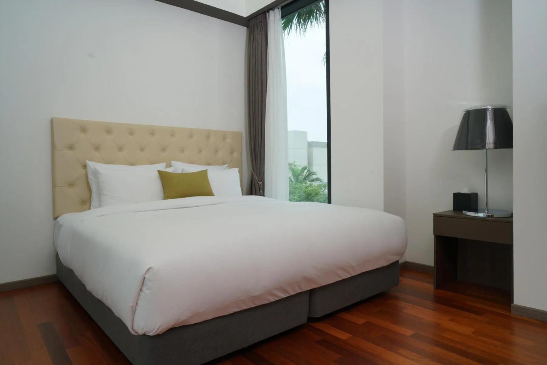 Bed in Jeju Hotel Scarboro