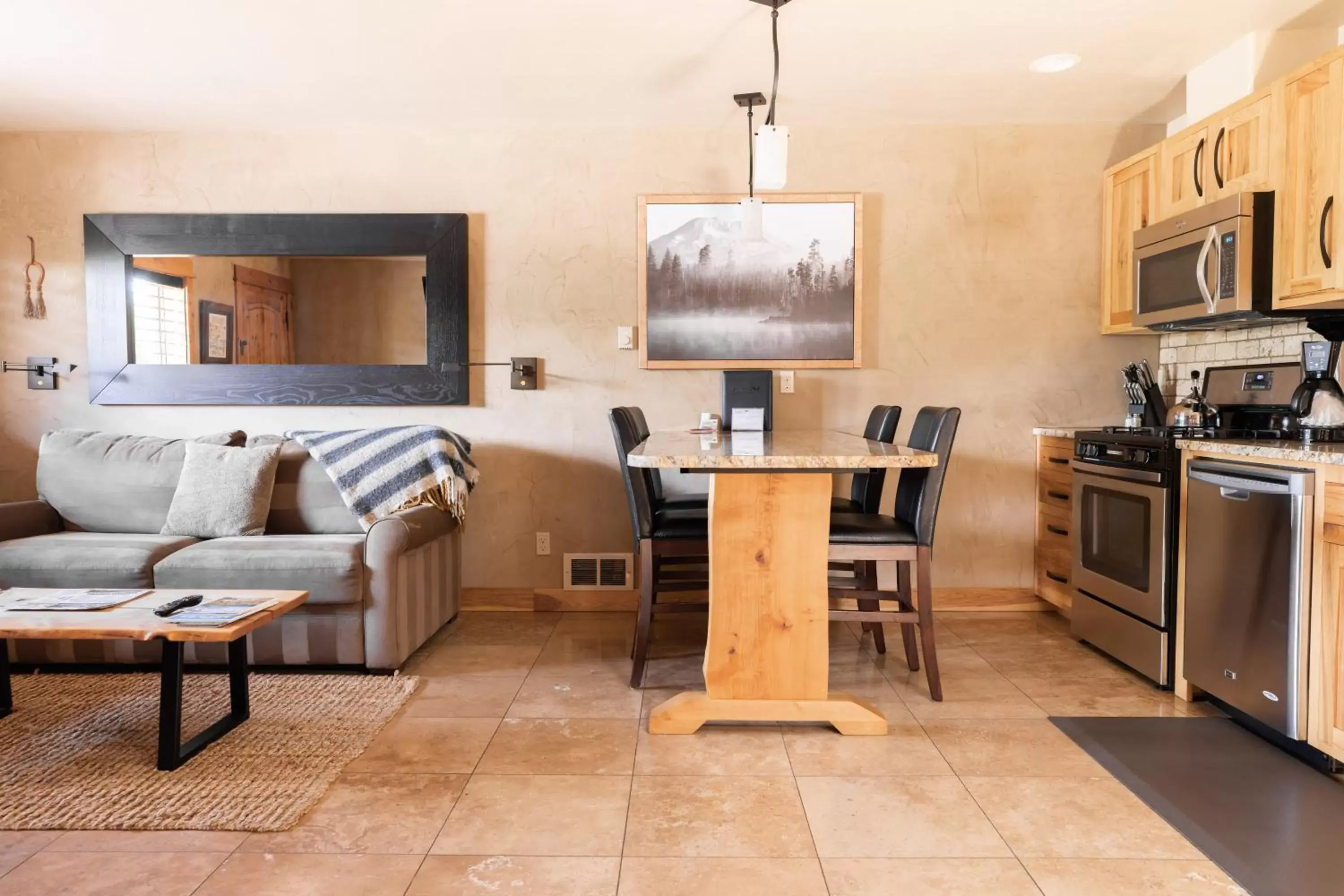 Living room in Wall Street Suites