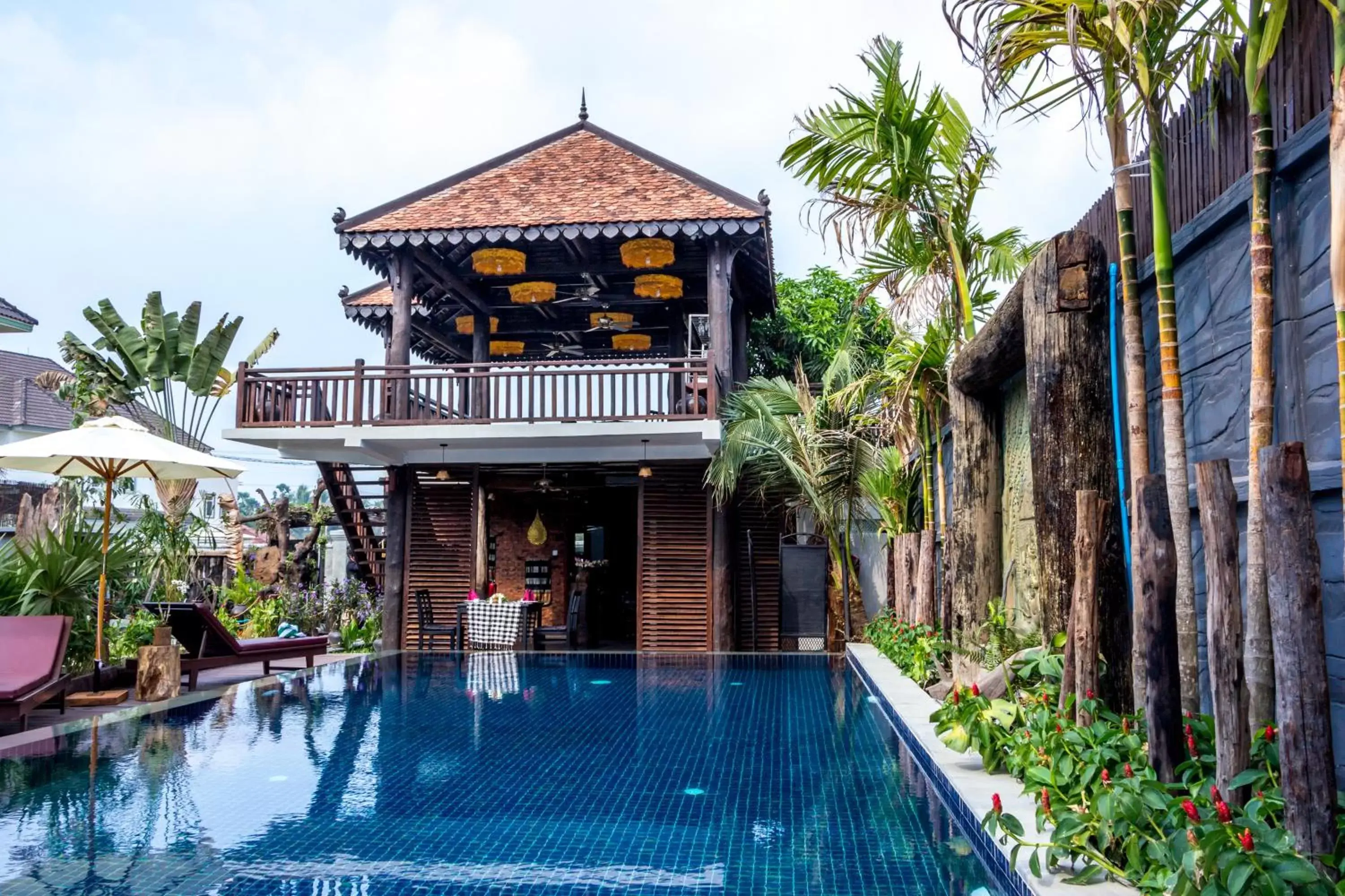 Swimming pool in Java Wooden Villa & Residence Swimming pool in Java Wooden Villa & Residence