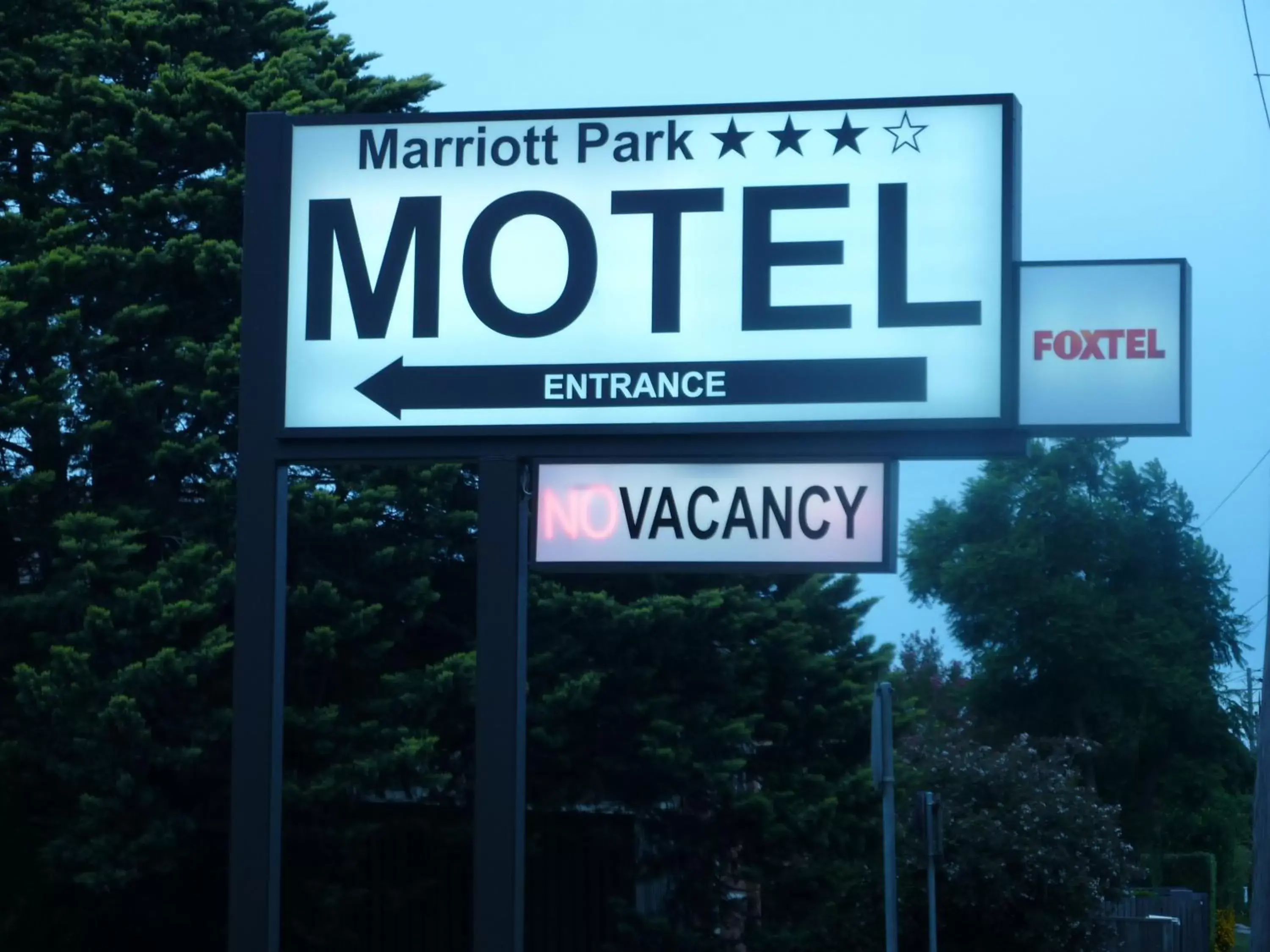 Property logo or sign in Marriott Park Motel