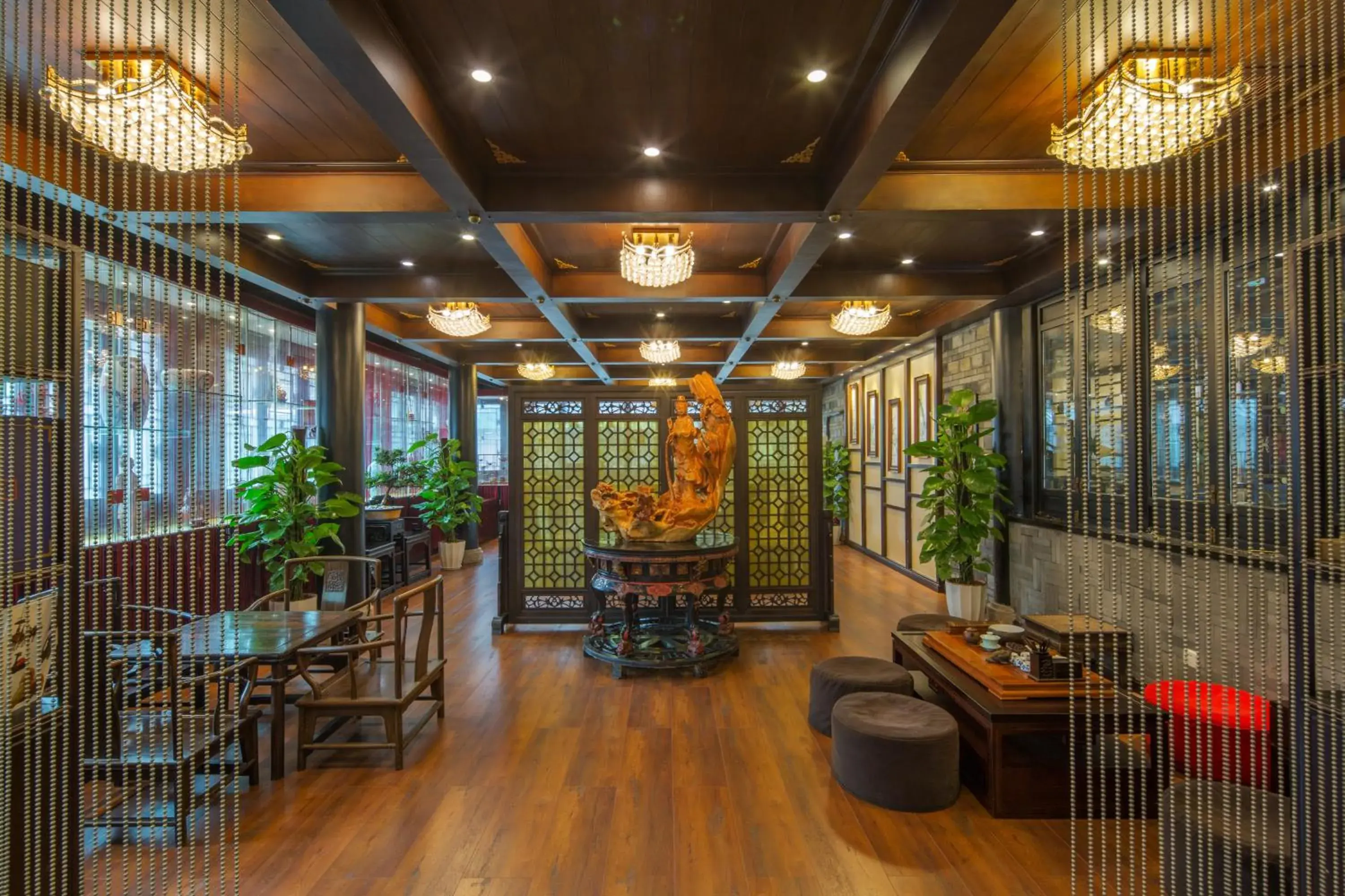 Lounge or bar, Lobby/Reception in Buddhazen Hotel