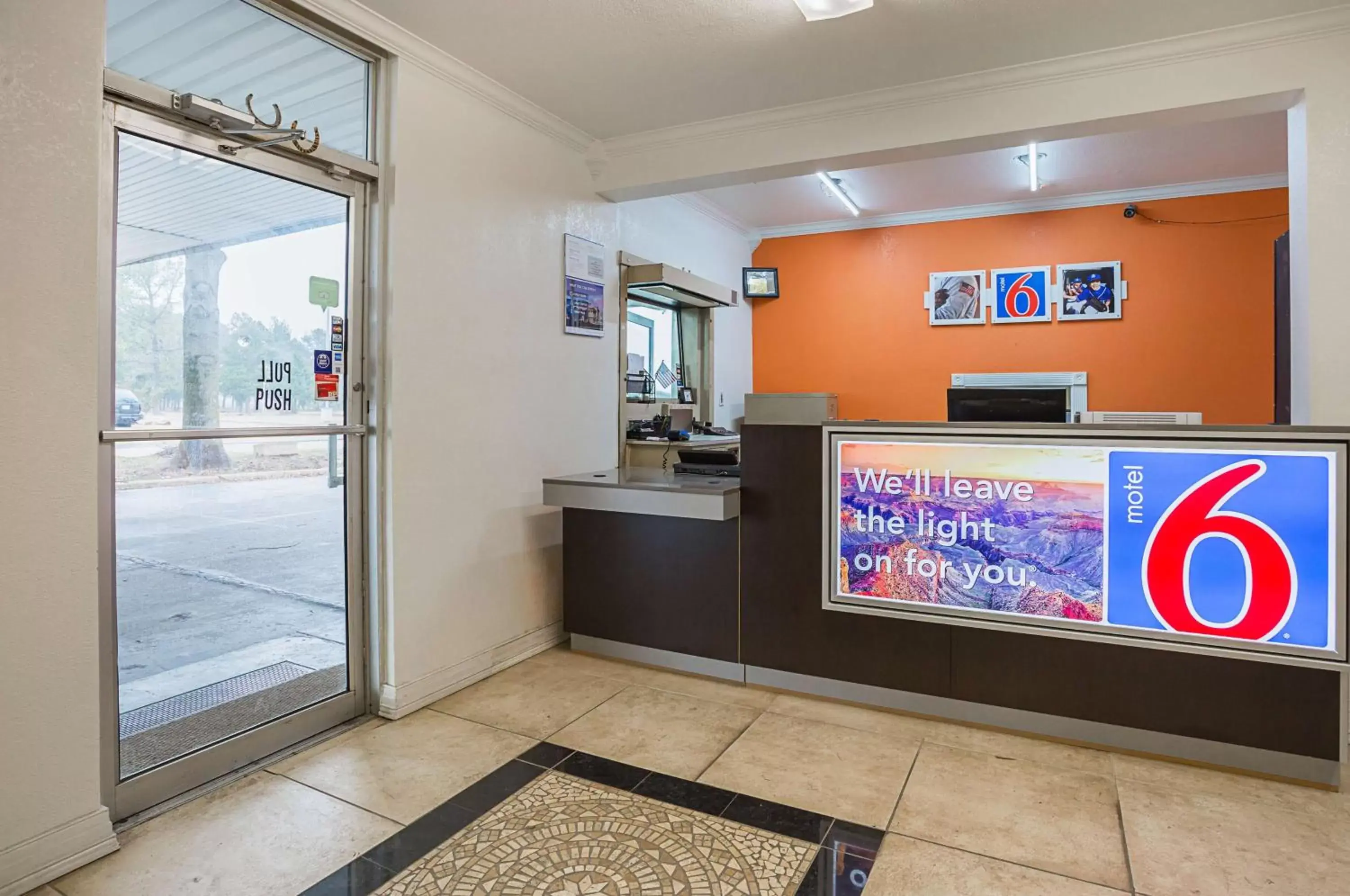 Property logo or sign, Lobby/Reception in Motel 6-Brinkley, AR