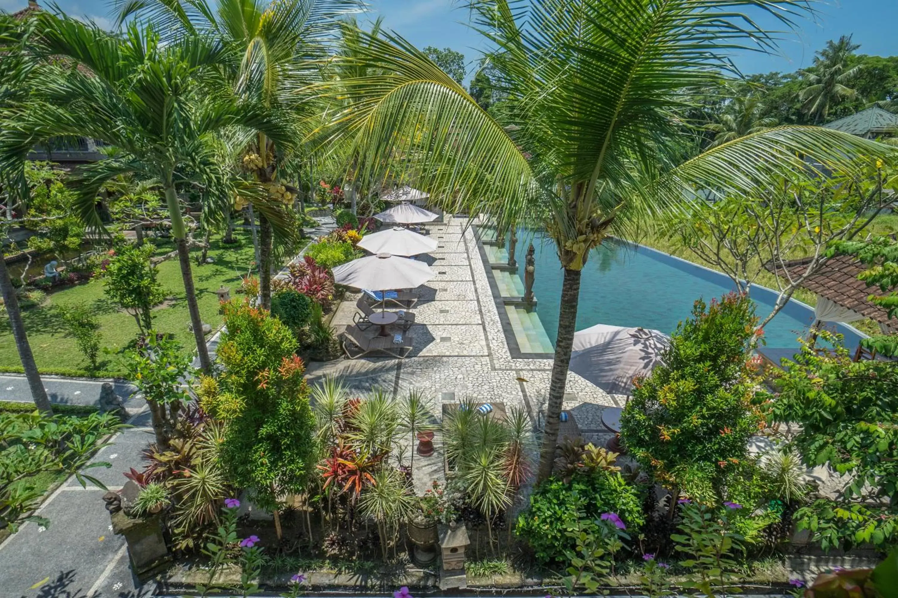 Swimming pool, Bird's-eye View in Cendana Resort & Spa by Mahaputra
