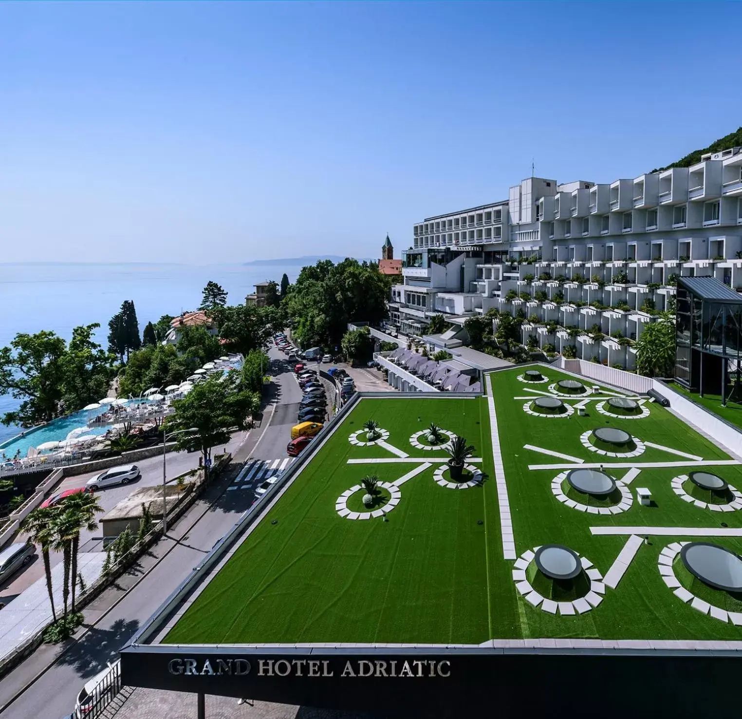 Property building in Grand Hotel Adriatic