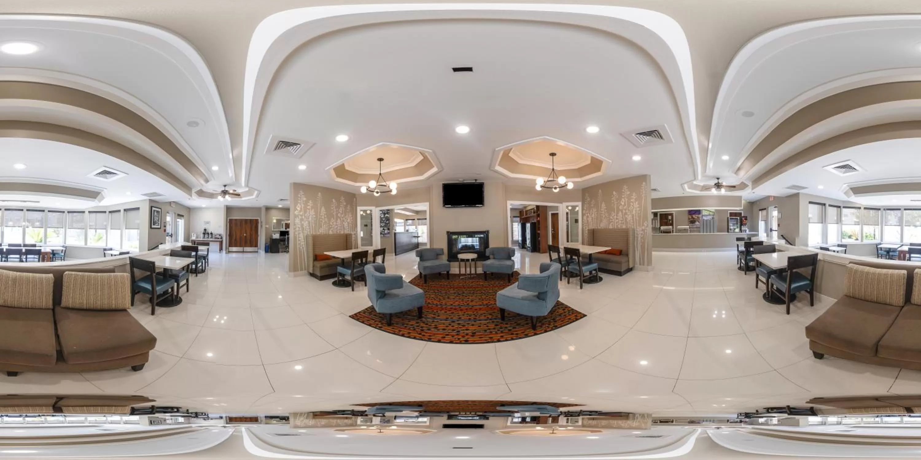 Lobby or reception in MainStay Suites Savannah Midtown