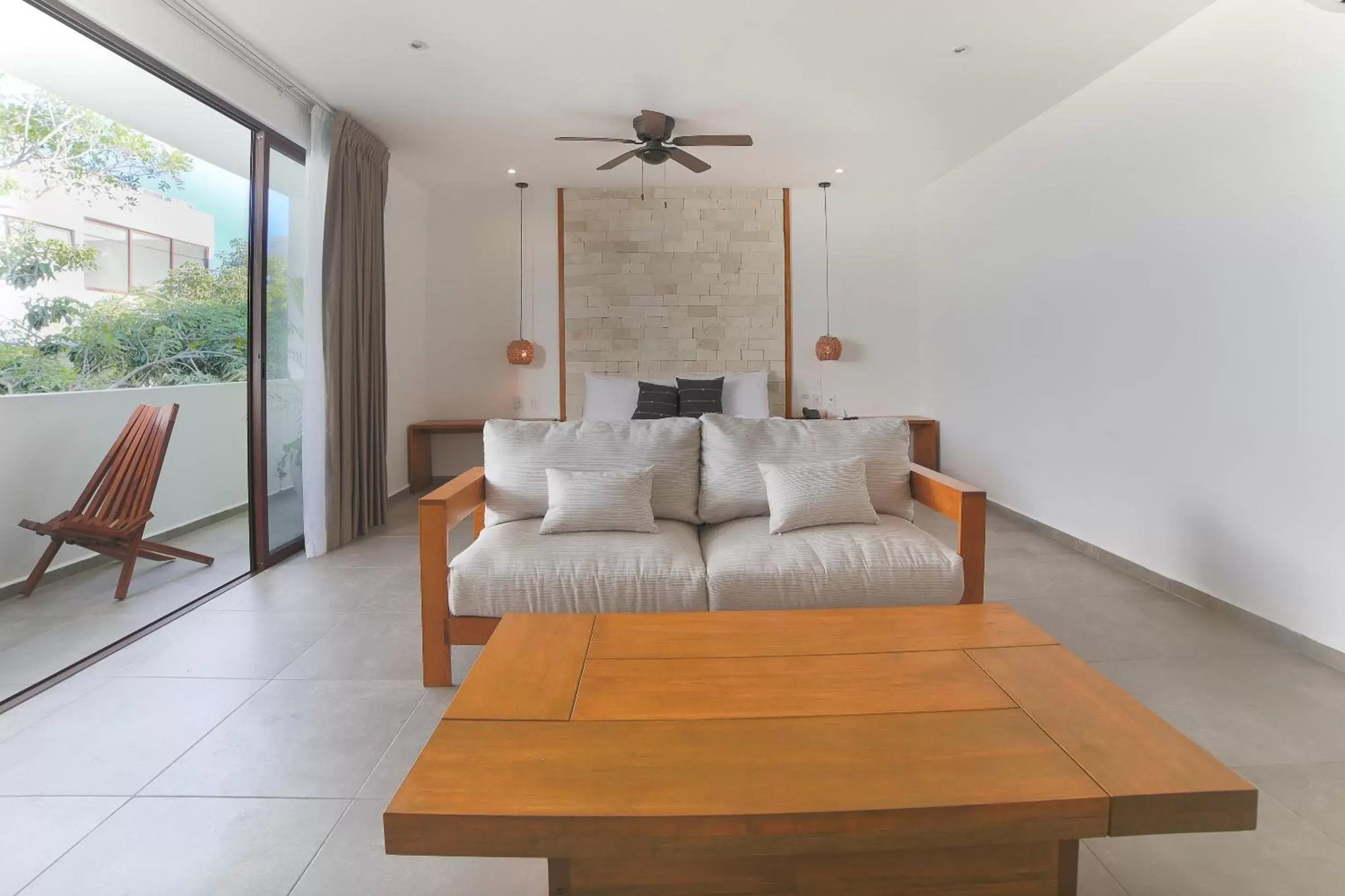 Living room in Hotel Blanco Tulum Adults Only Living room in Hotel Blanco Tulum Adults Only