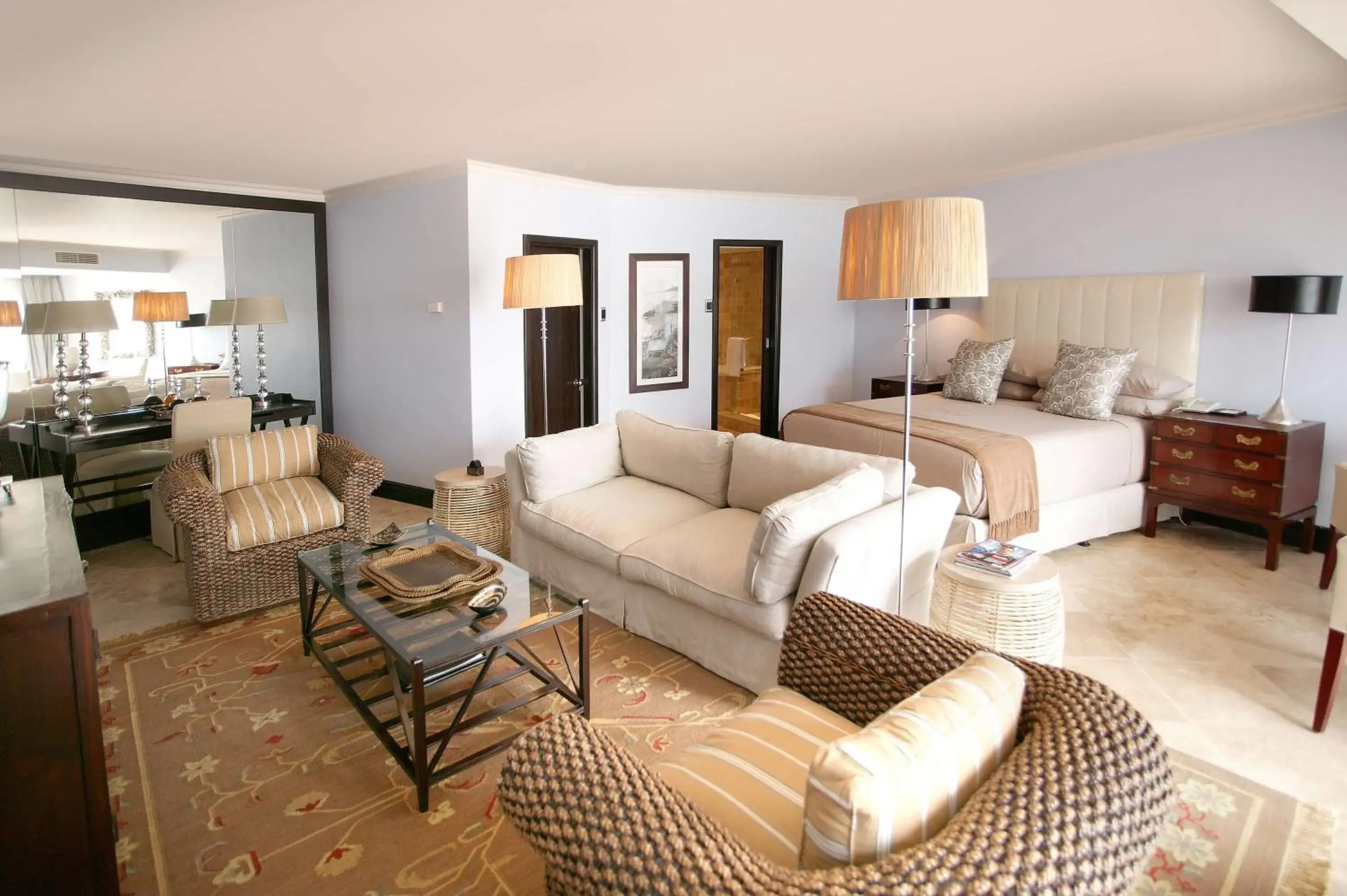 Bedroom, Seating Area in Beverly Hills