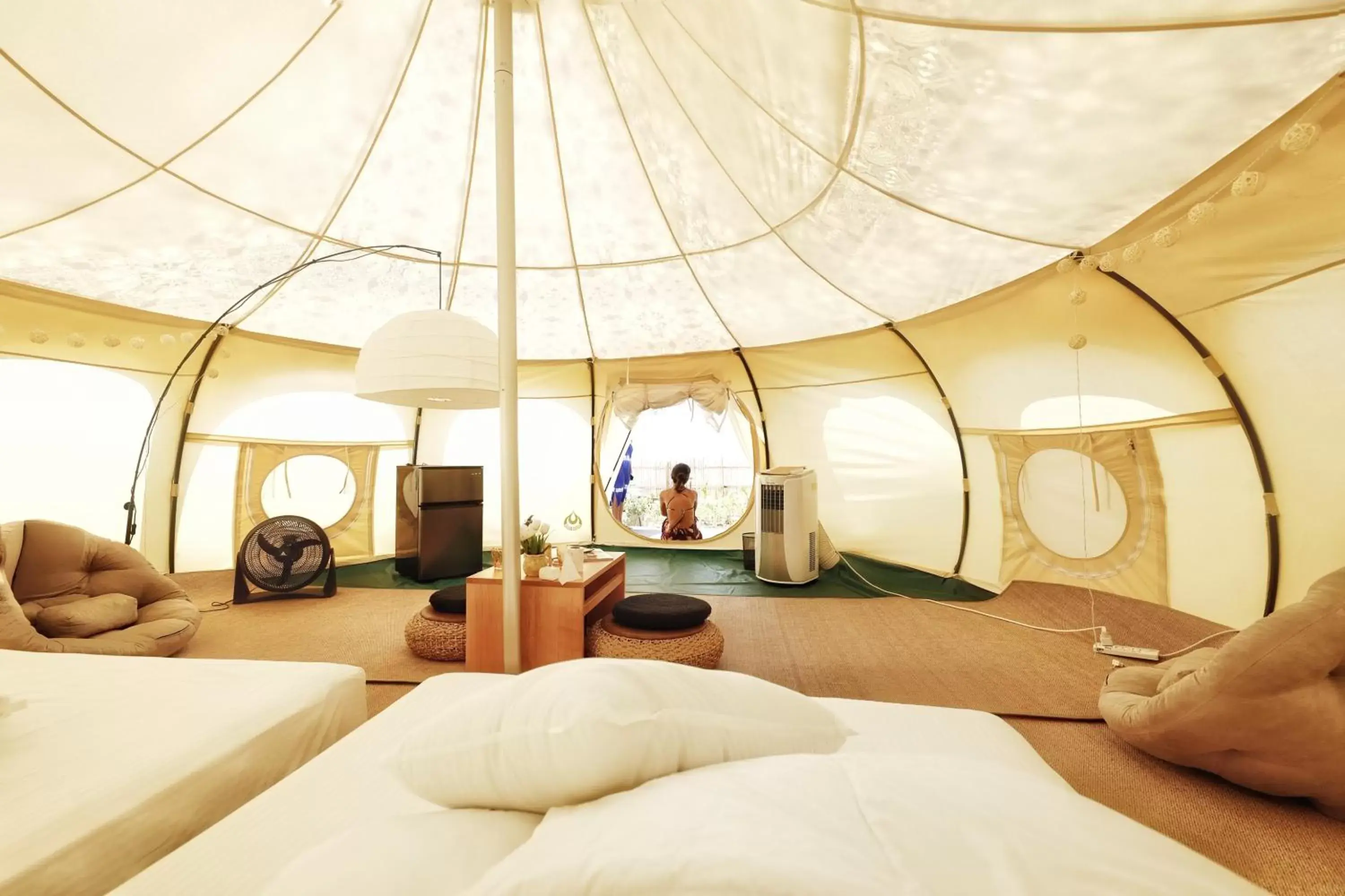 Bed in Nacpan Beach Glamping Managed by H Hospitality Group Bed in Nacpan Beach Glamping Managed by H Hospitality Group