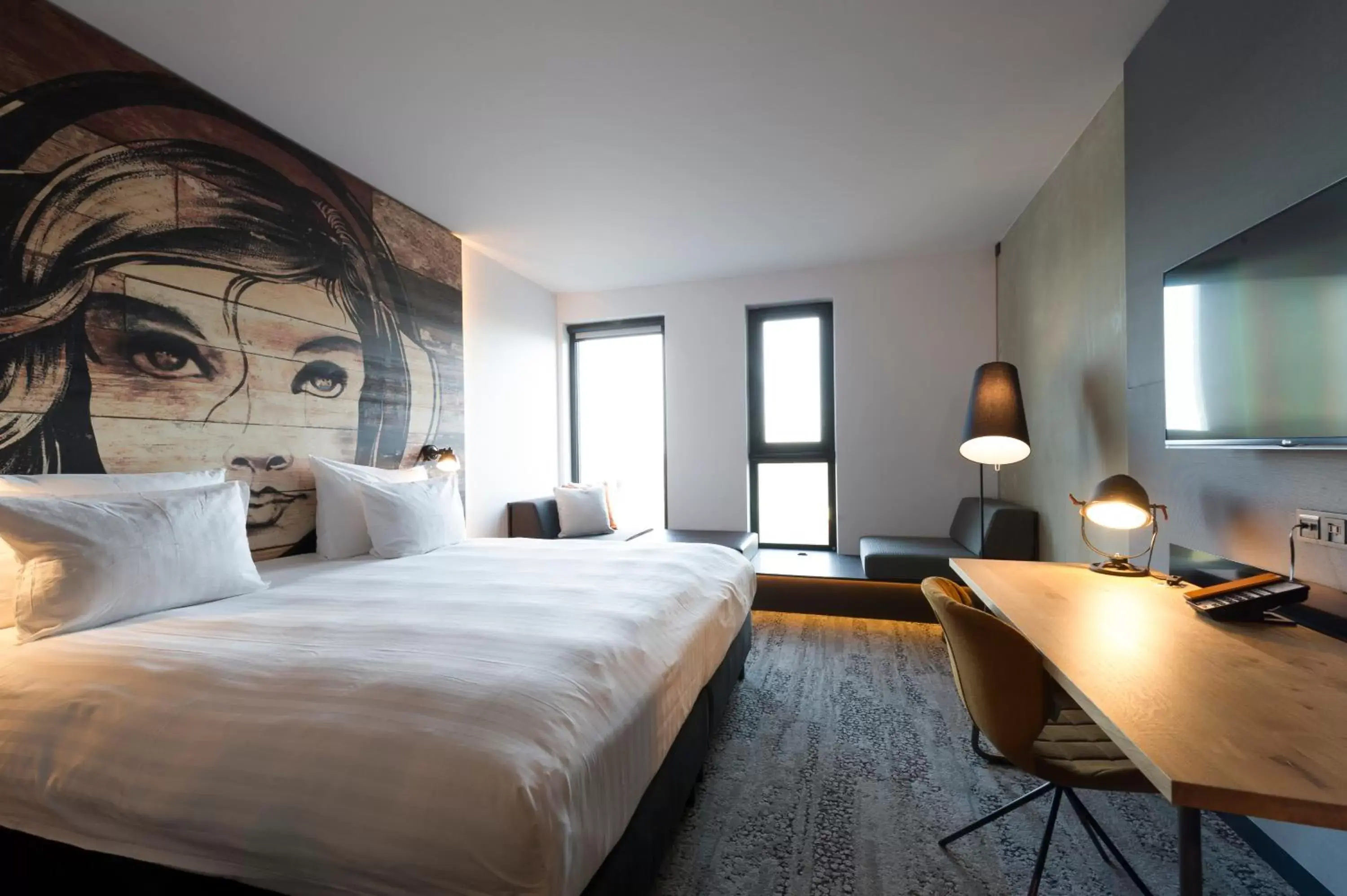 Bedroom in Jaz in the City Amsterdam