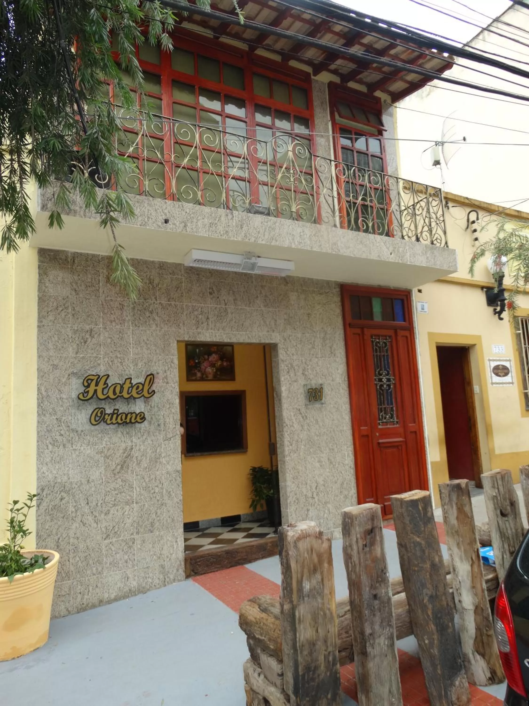 Facade/entrance in Hotel Praça Orione