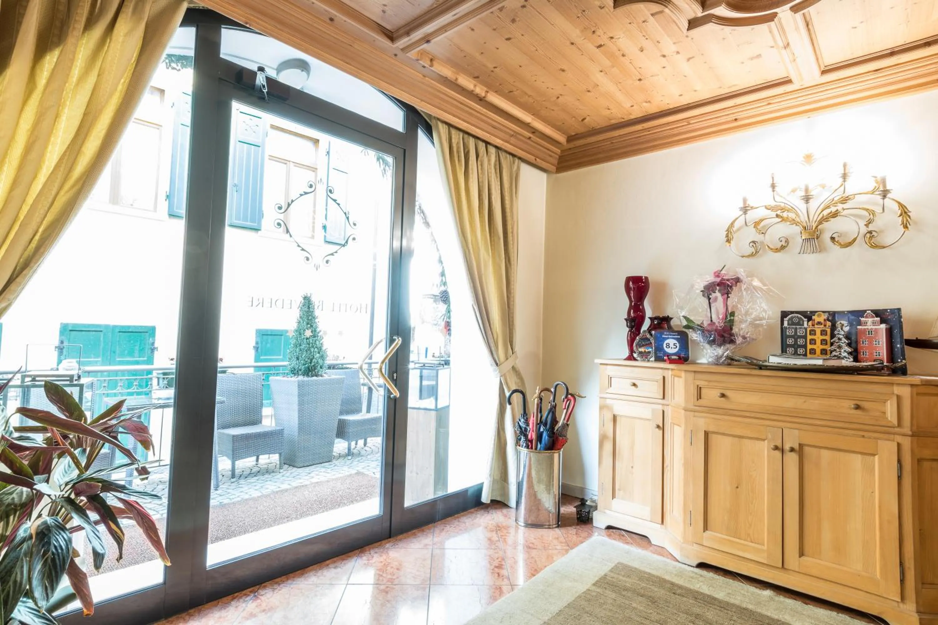 Lobby or reception in Hotel Belvedere Dolomiti