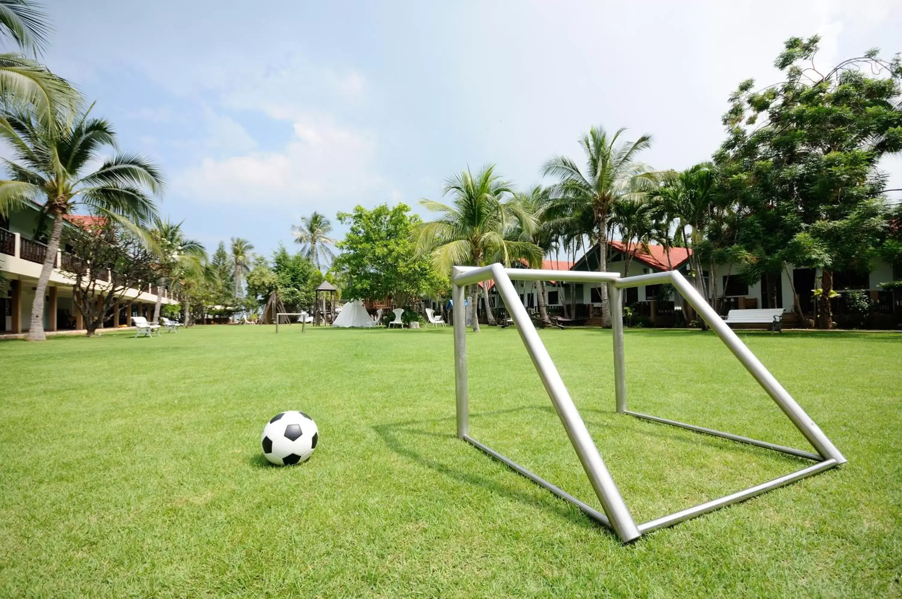 Children play ground in Dolphin Bay Beach Resort