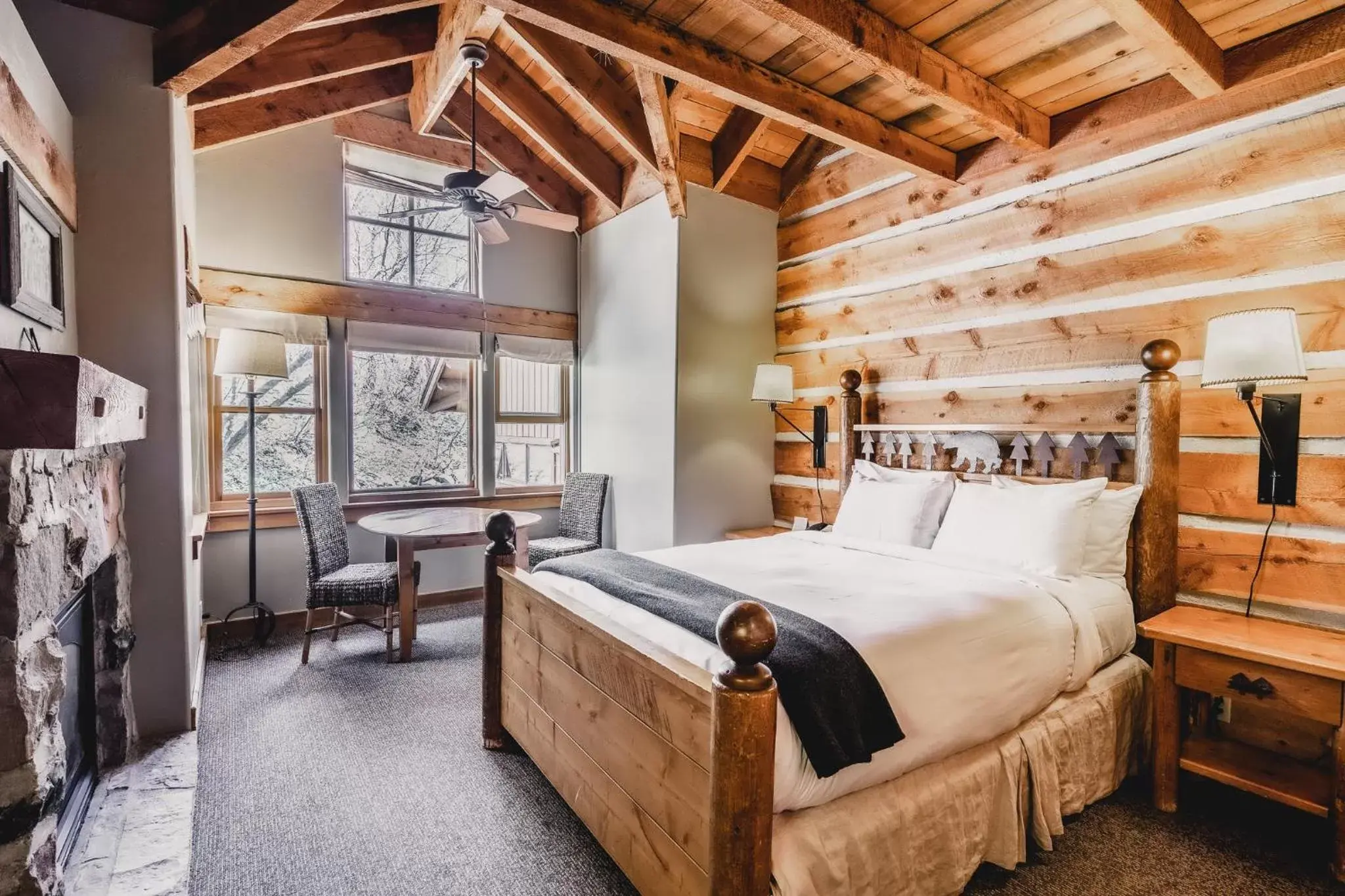 Bed in Sundance Mountain Resort