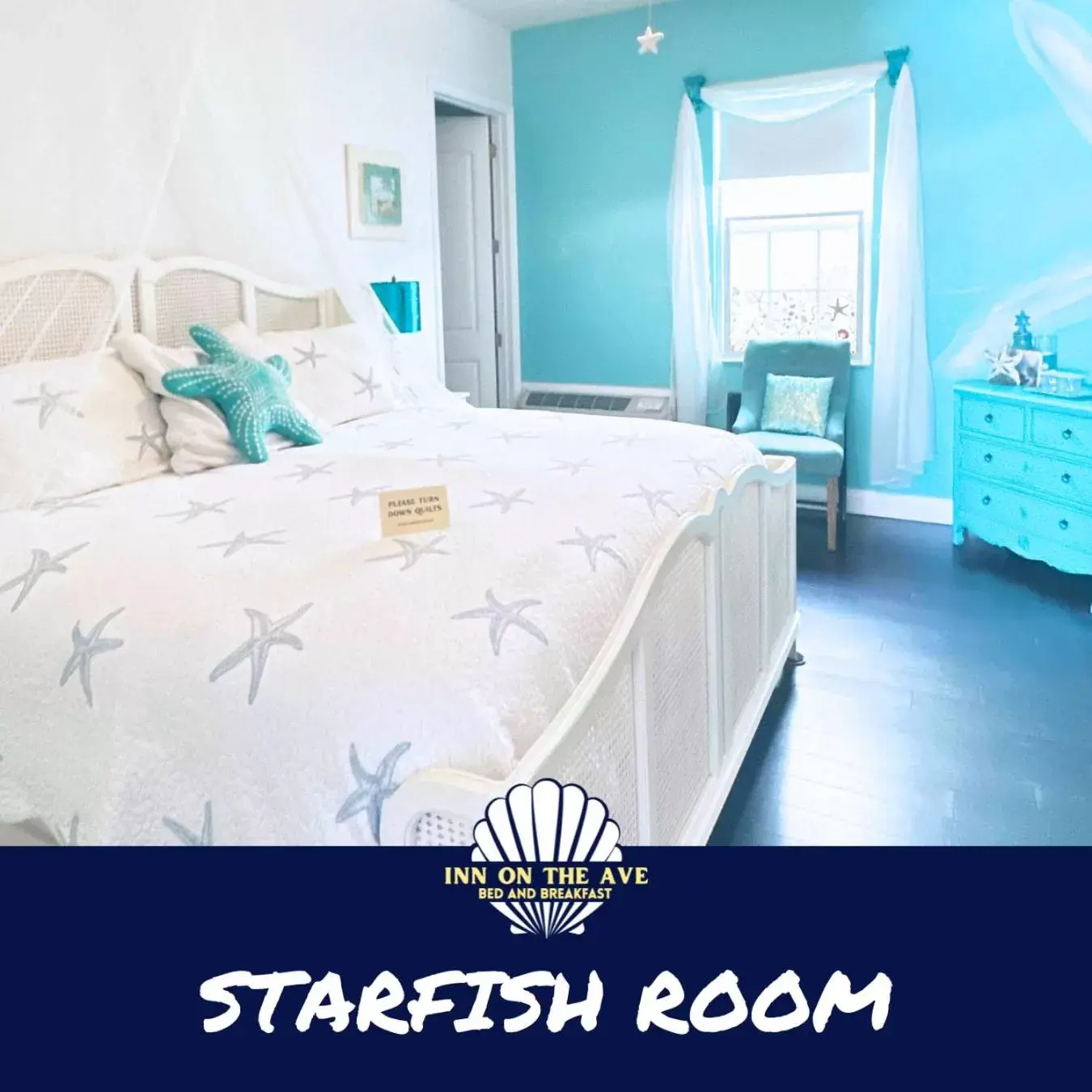 The Starfish King Room in Inn on the Avenue The Starfish King Room in Inn on the Avenue