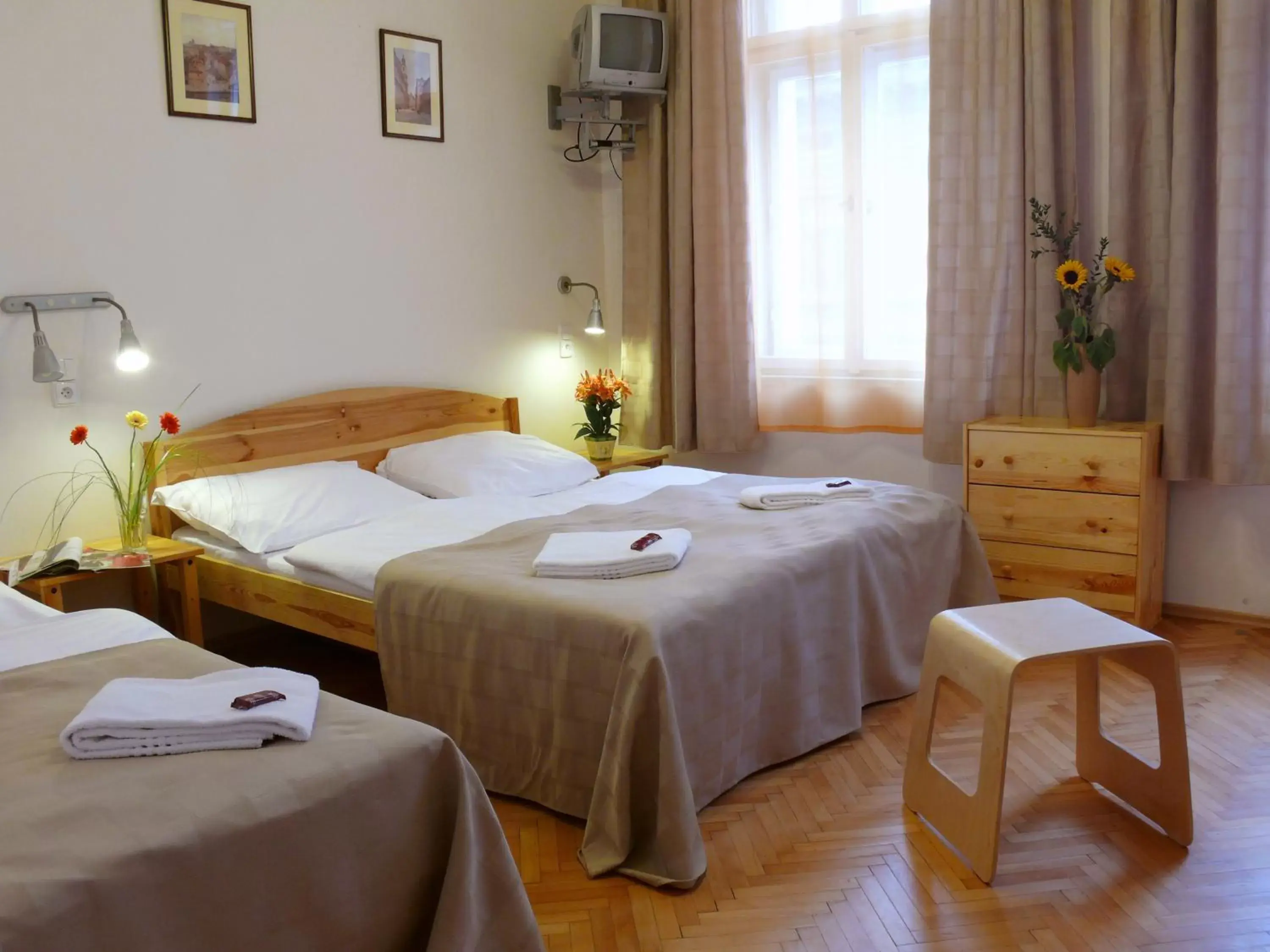 Bedroom, Bed in Pension Prague City