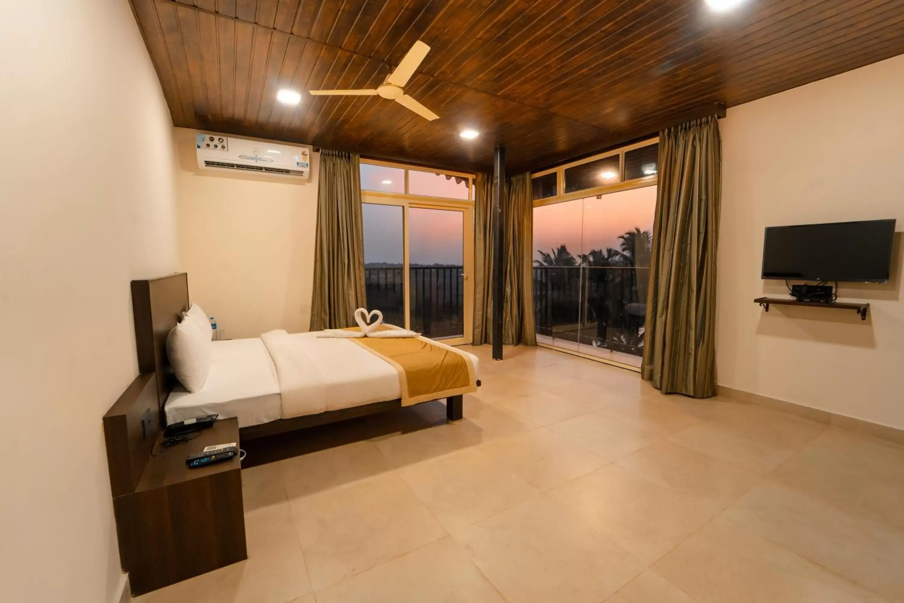 Bed in Kay's Riverview Resort - Near Baga Beach Bed in Kay's Riverview Resort - Near Baga Beach