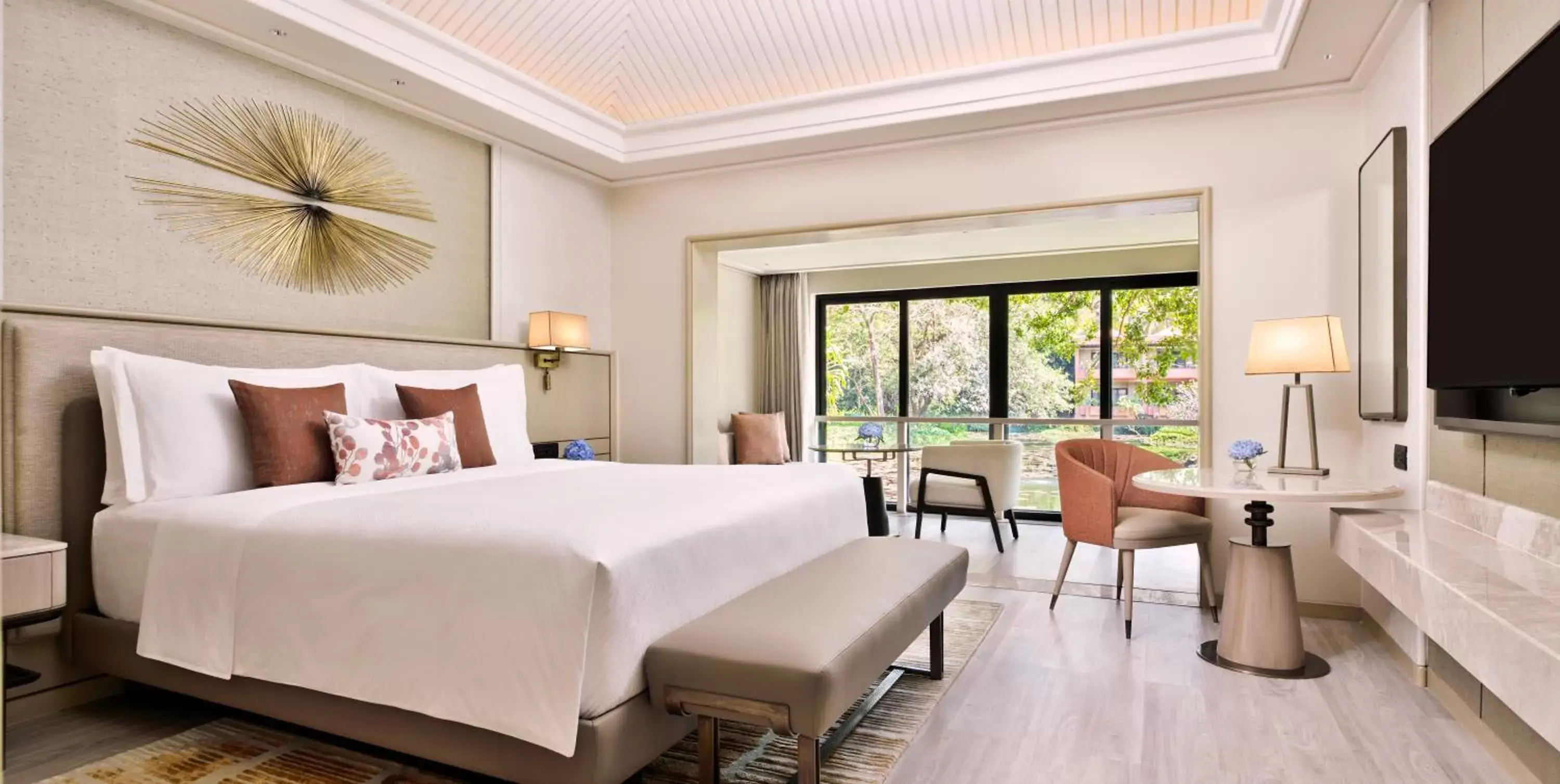 Bedroom in The St Regis Goa Resort