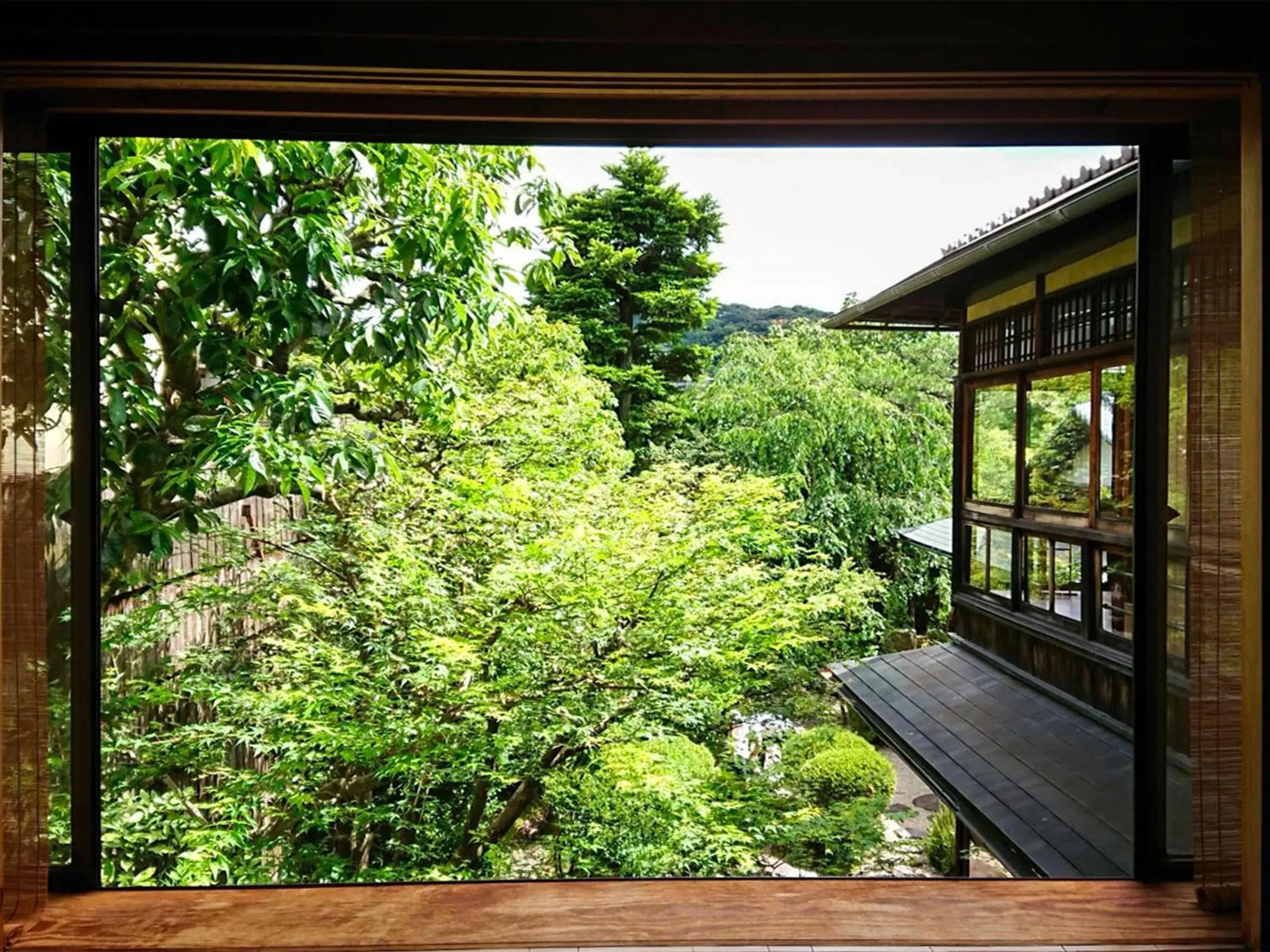 Natural landscape in Ryokan Genhouin