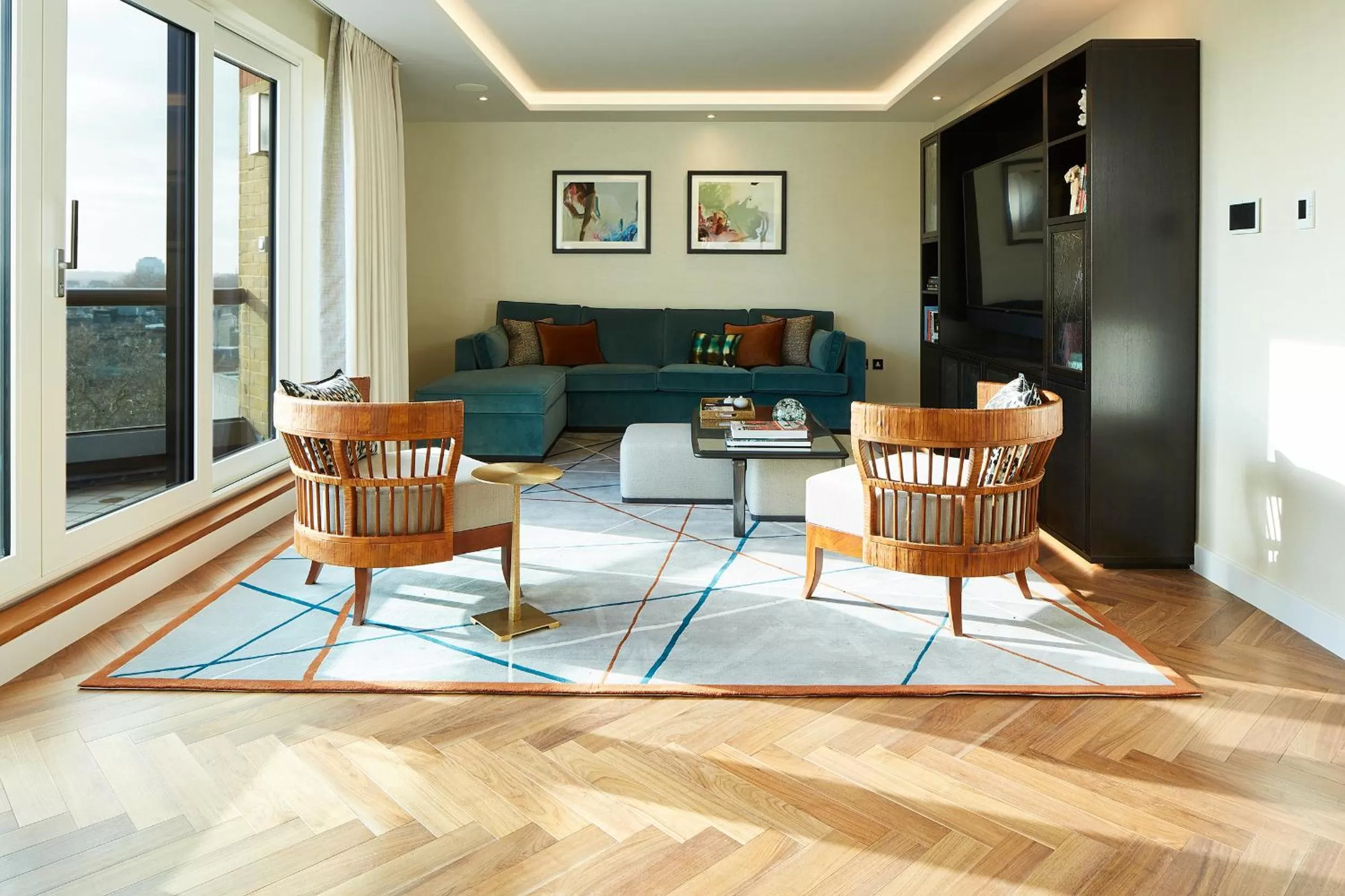 Living room in Cheval Gloucester Park at Kensington