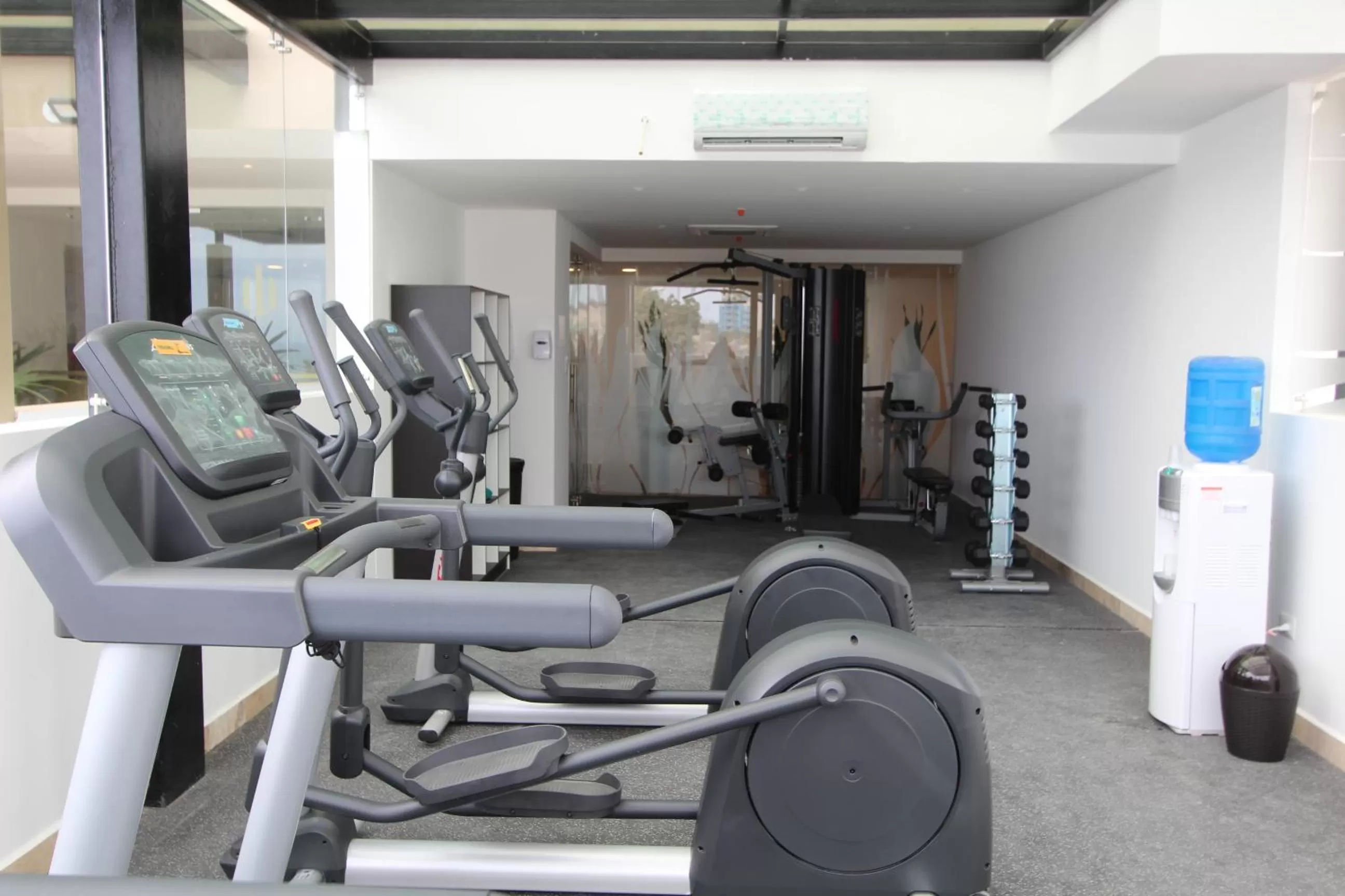 Fitness centre/facilities in Hotel Poseidon