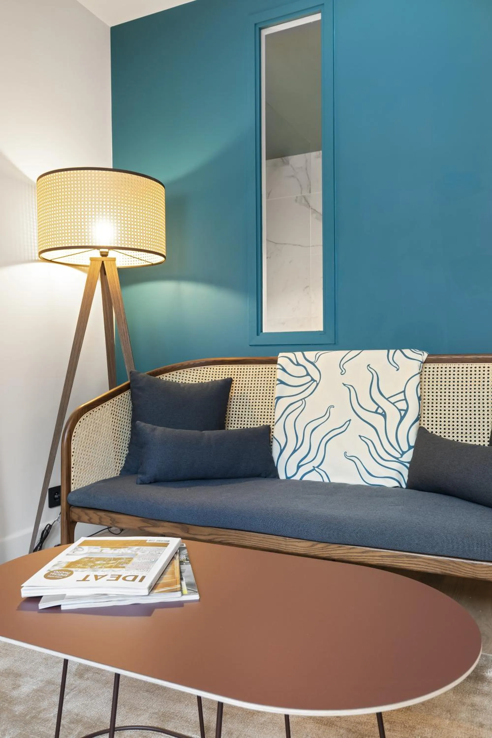 Seating area in Black Bass Hotel