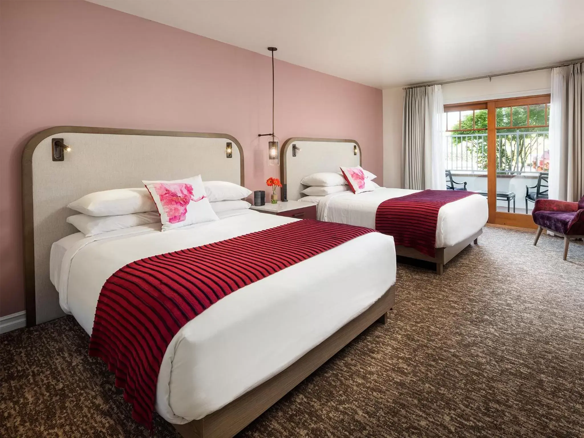 Bed in Hotel Corque