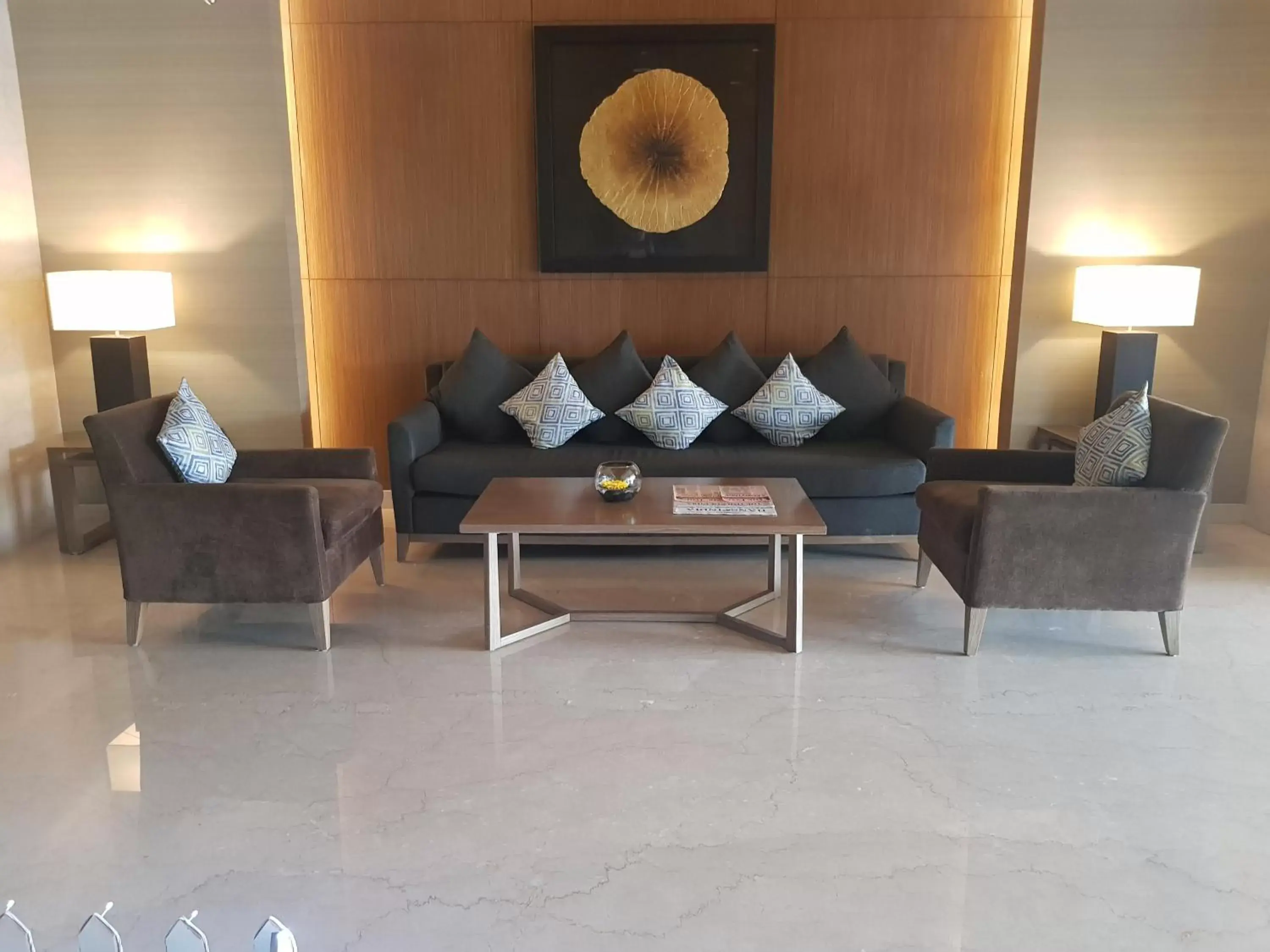 Lobby or reception, Seating Area in Oakwood Residence Kapil Hyderabad