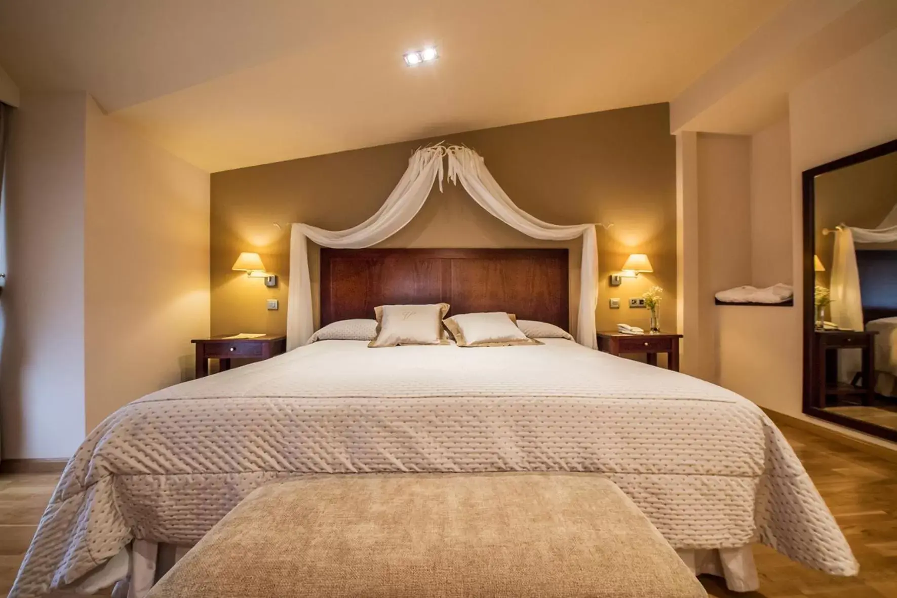 Bed in Hotel Villa Virginia