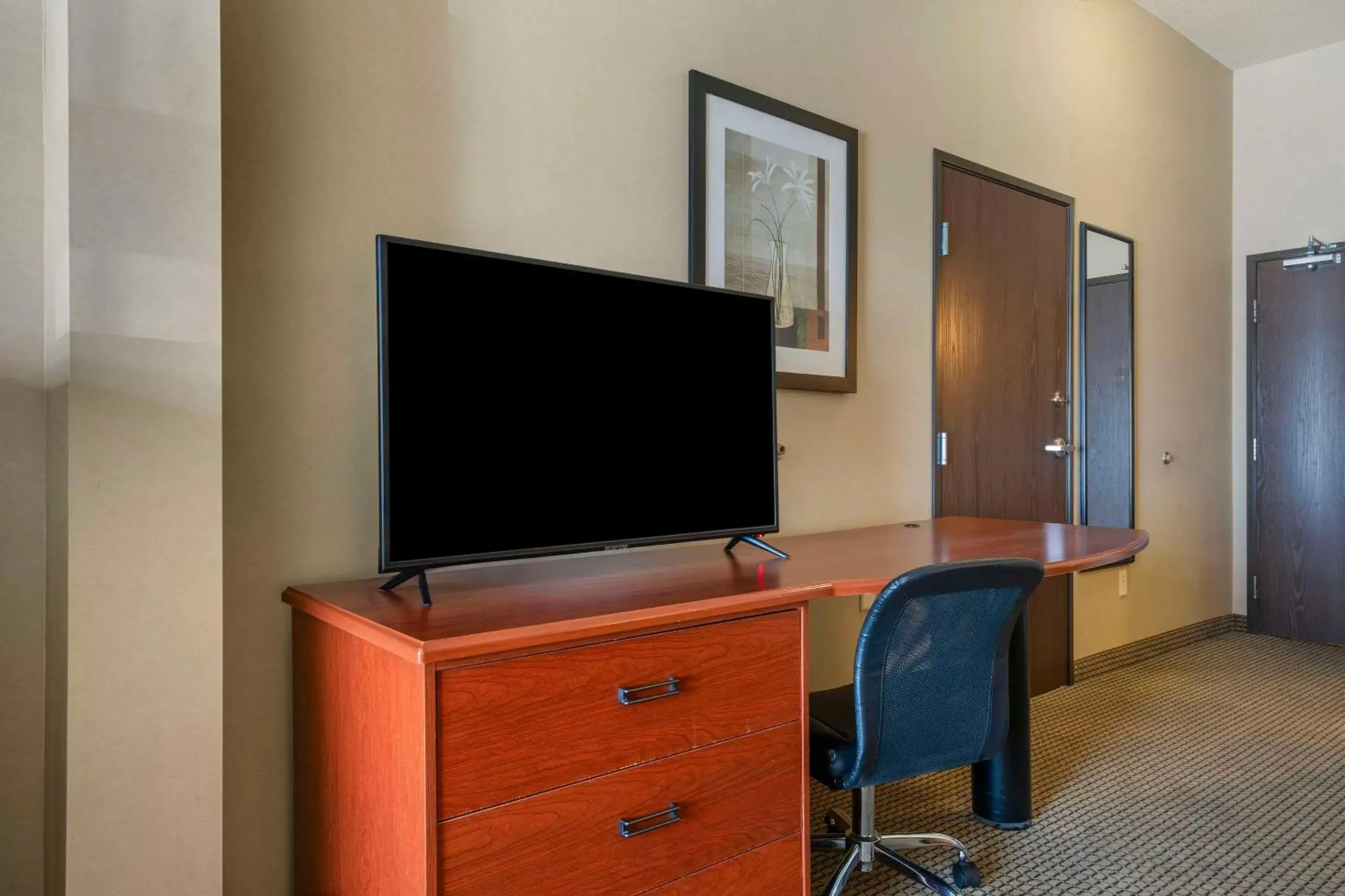 Bedroom, TV/Entertainment Center in Sleep Inn & Suites Rapid City