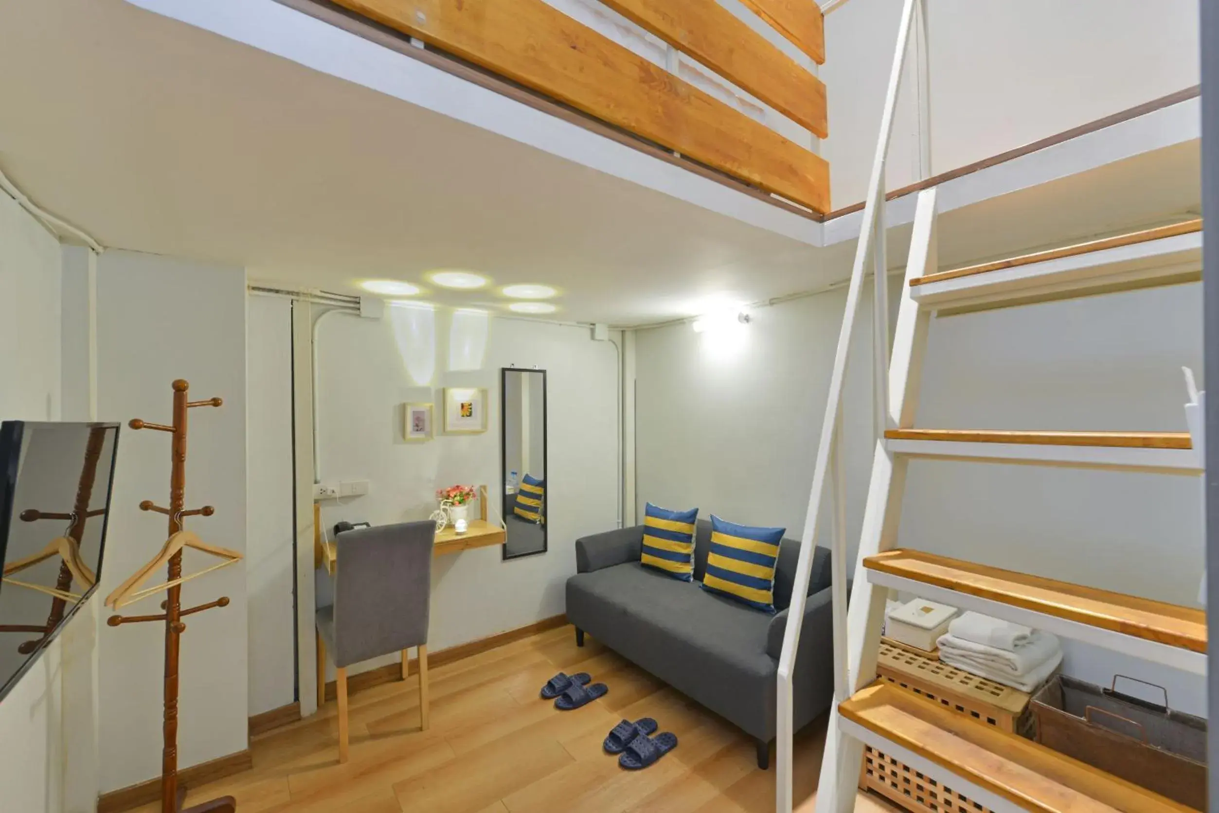 Seating area, Bed in StayAt Bedever Bangkok Hotel Seating area, Bed in StayAt Bedever Bangkok Hotel