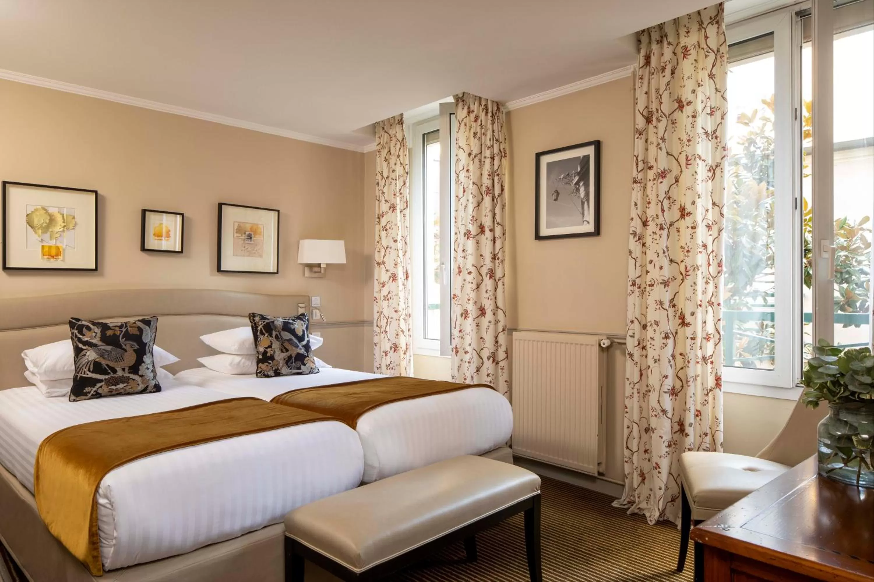 Bed in Hotel Relais Bosquet by Malone