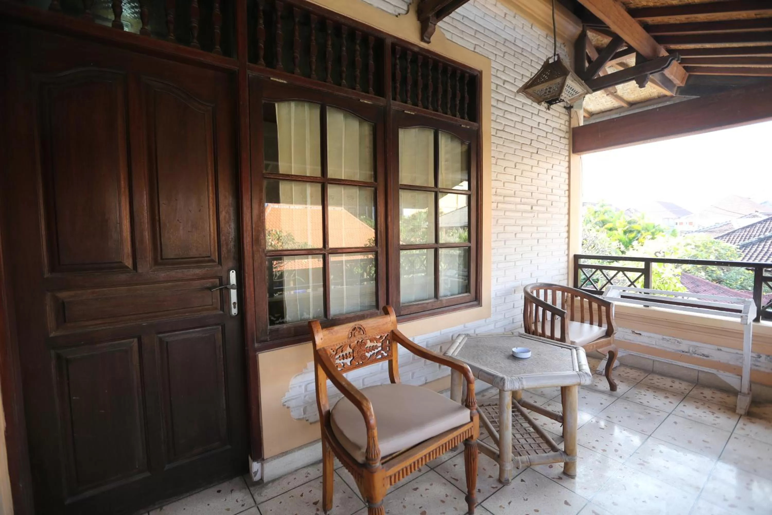 Balcony/Terrace in Fat Yogi Cottages