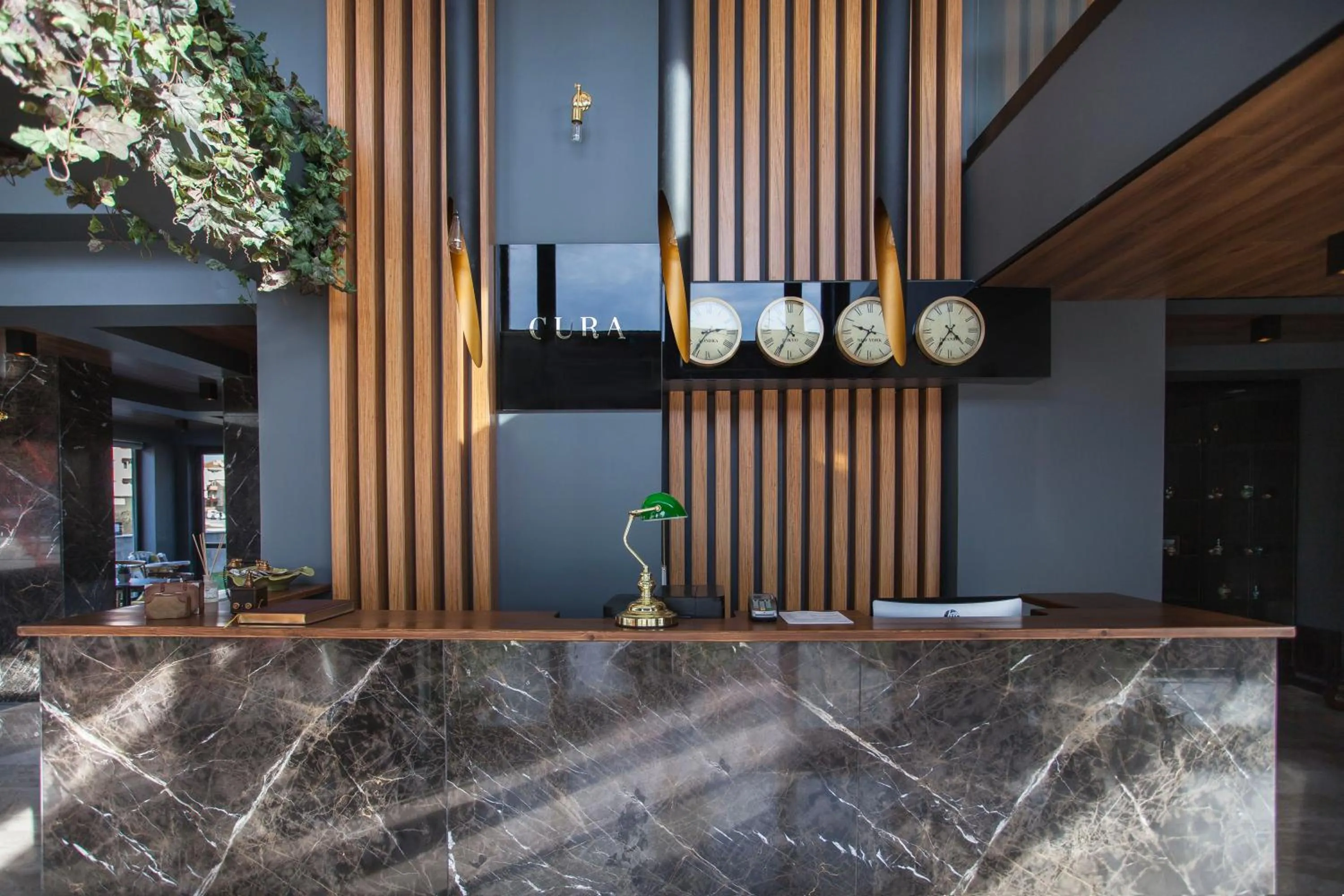 Lobby or reception in Hotel Cura