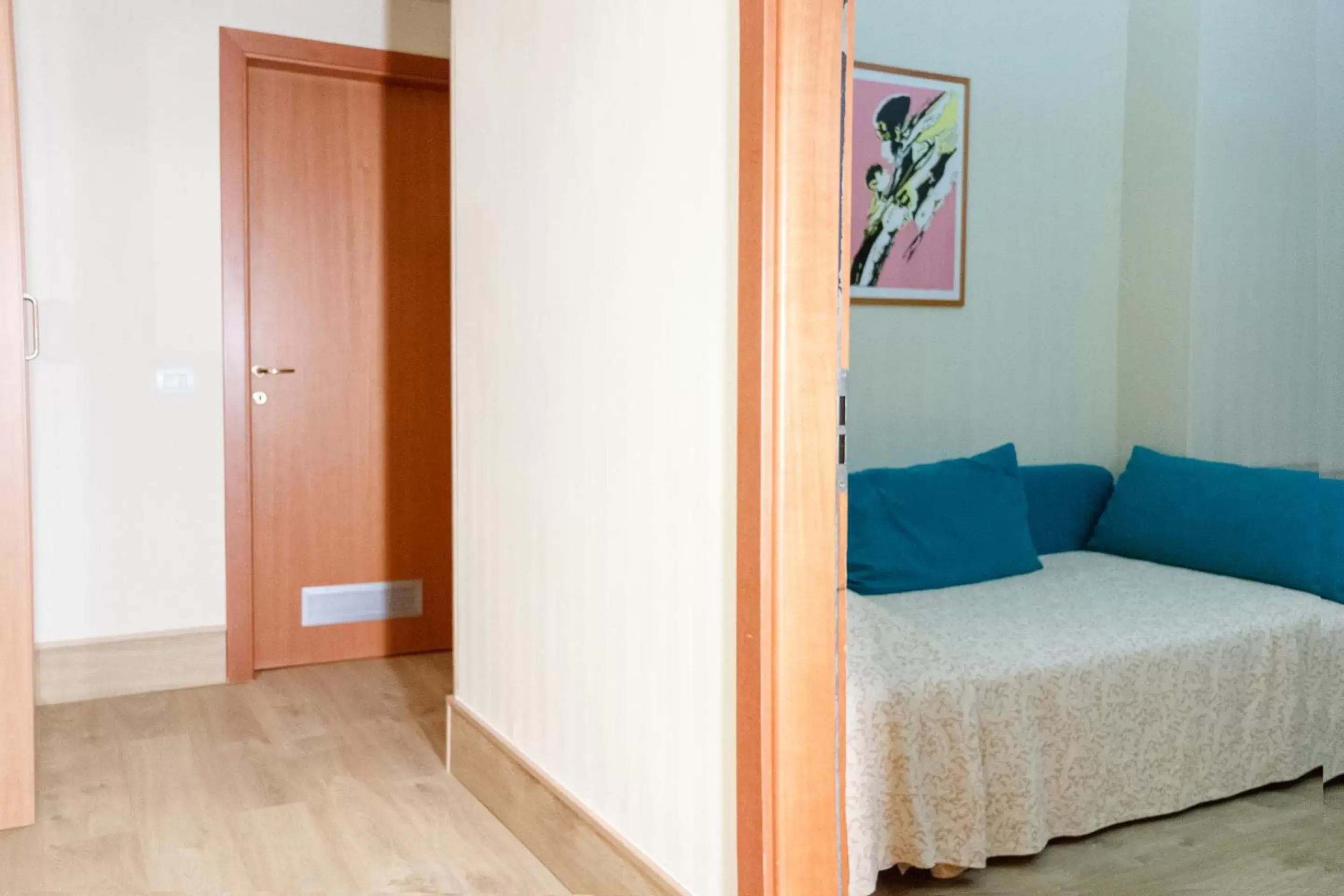 Bed, Seating Area in Hotel Fortuna