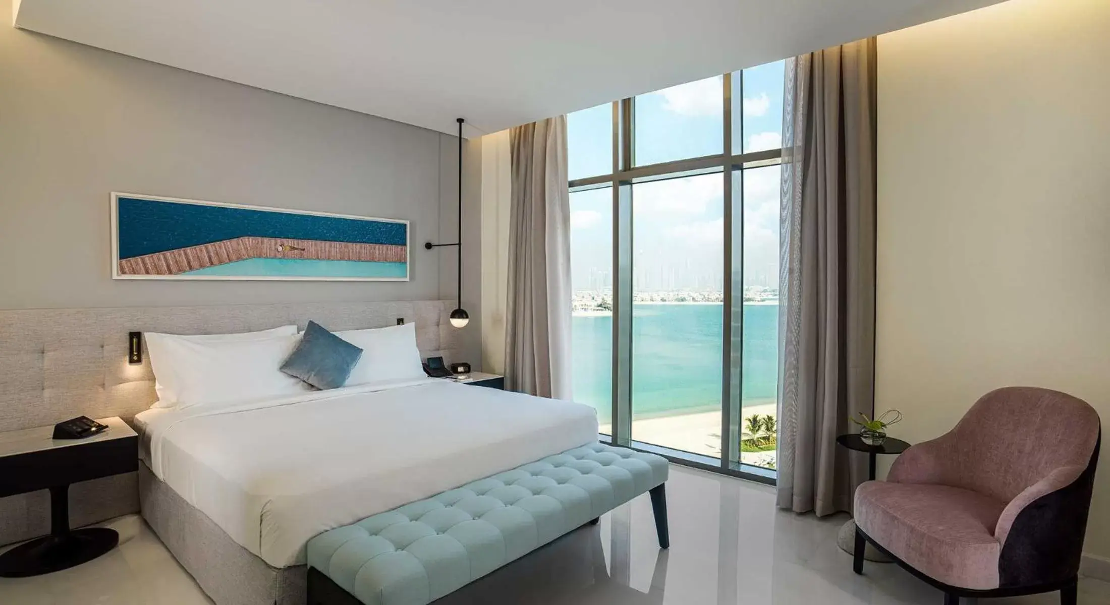 Photo of the whole room, Bed in Th8 Palm Dubai Beach Resort Vignette Collection, an IHG hotel