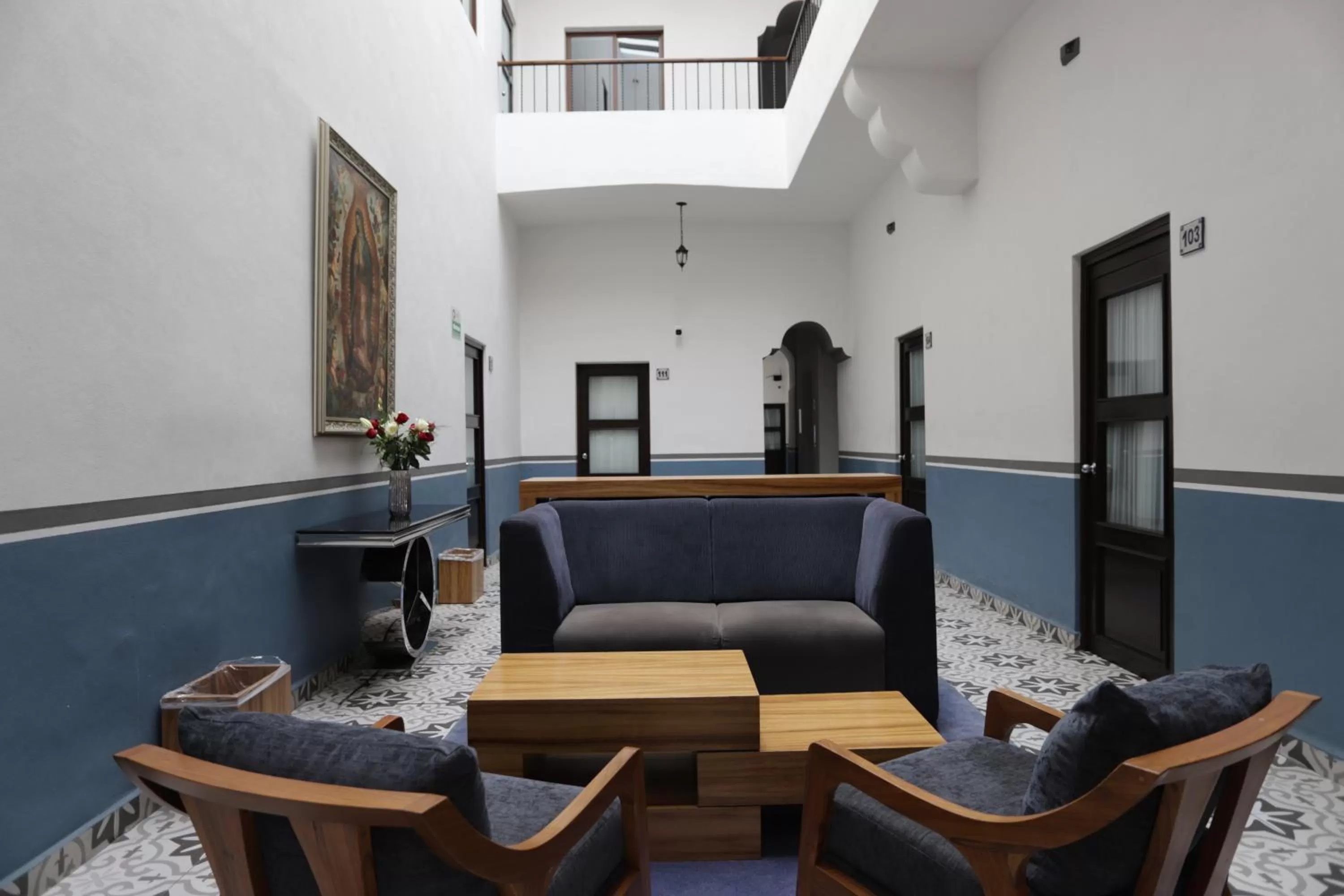 Seating area in Hotel Sofia