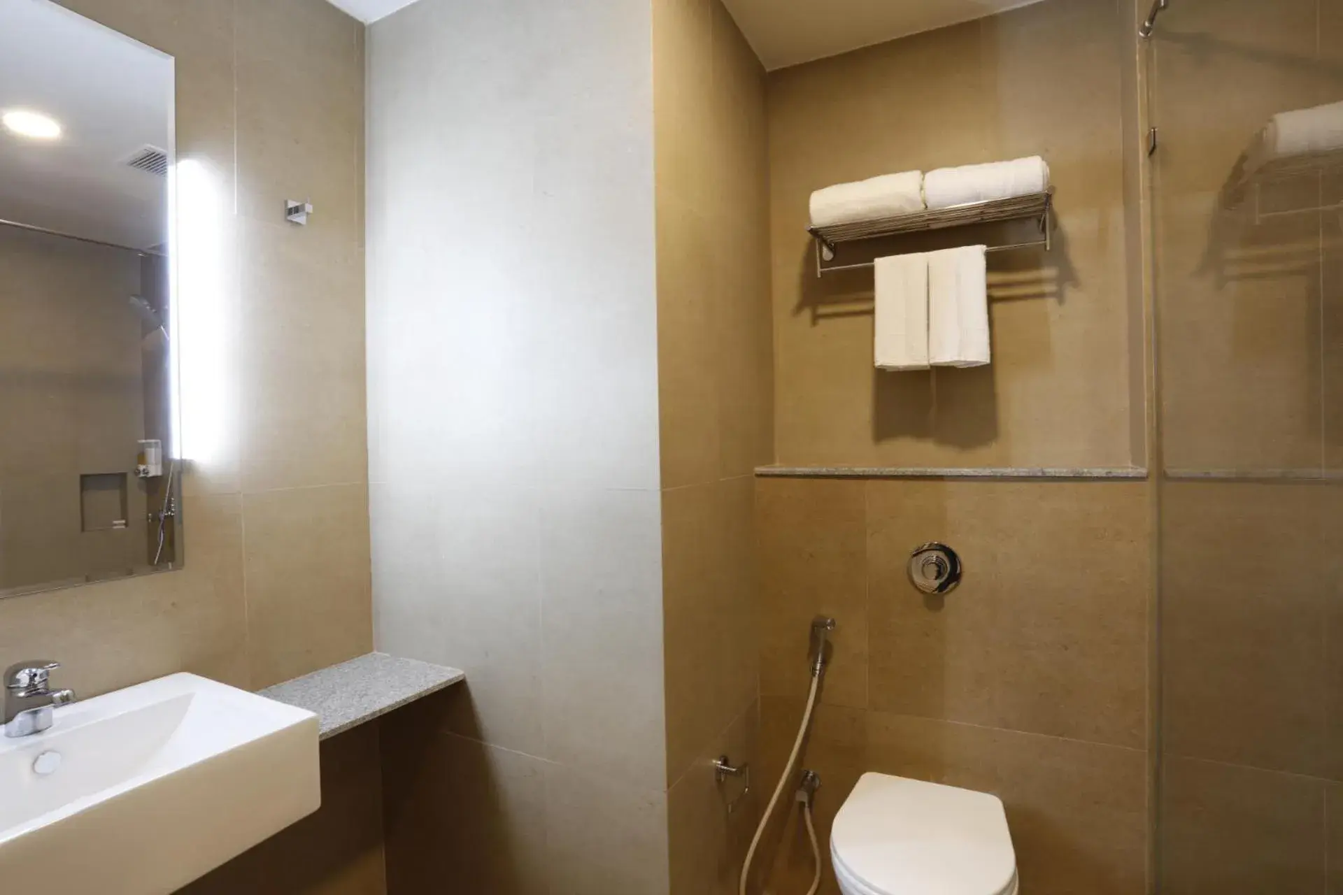 Bathroom in Ginger Hotel Mangalore
