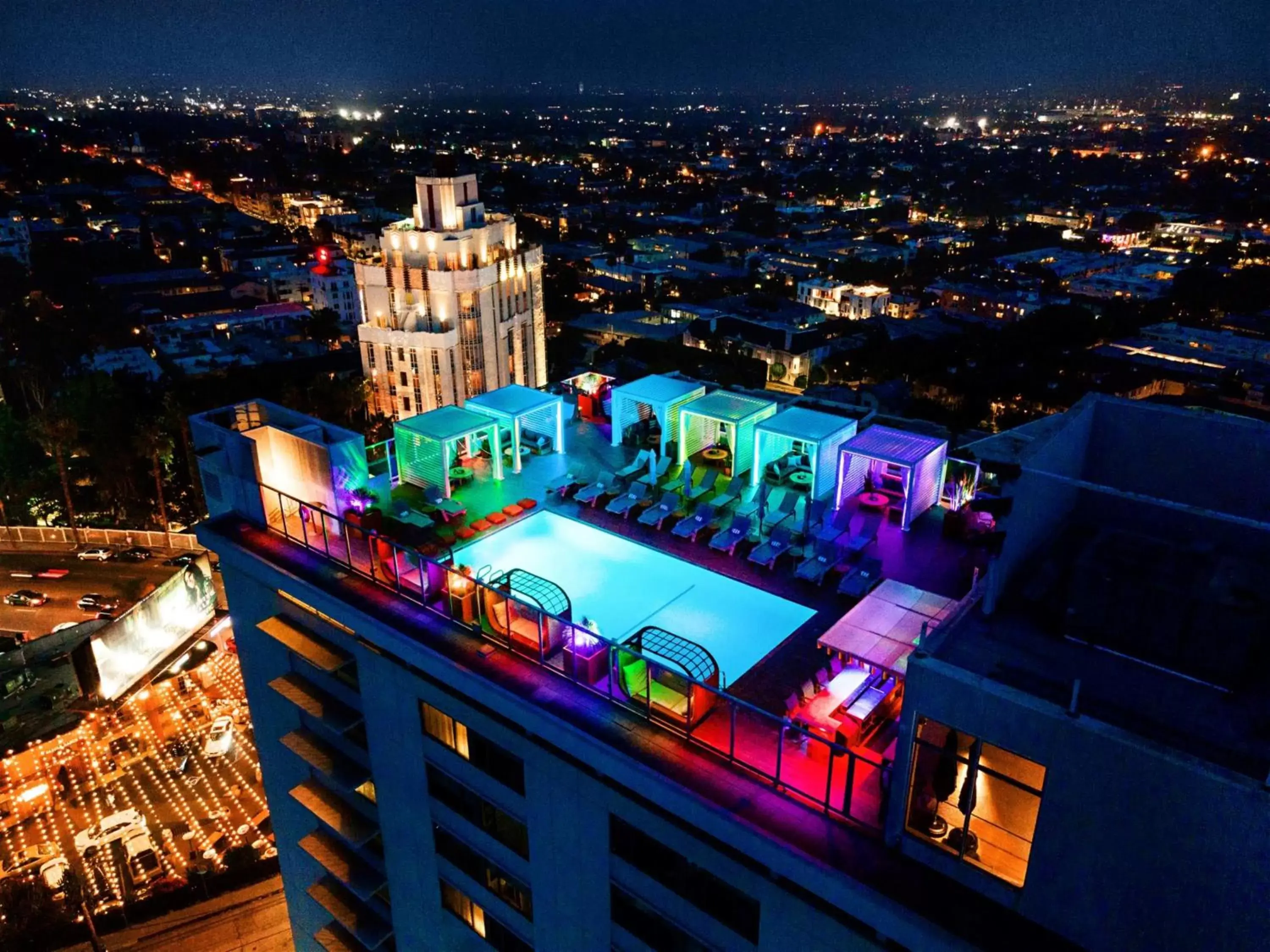 Property building, Bird's-eye View in Andaz West Hollywood-a concept by Hyatt