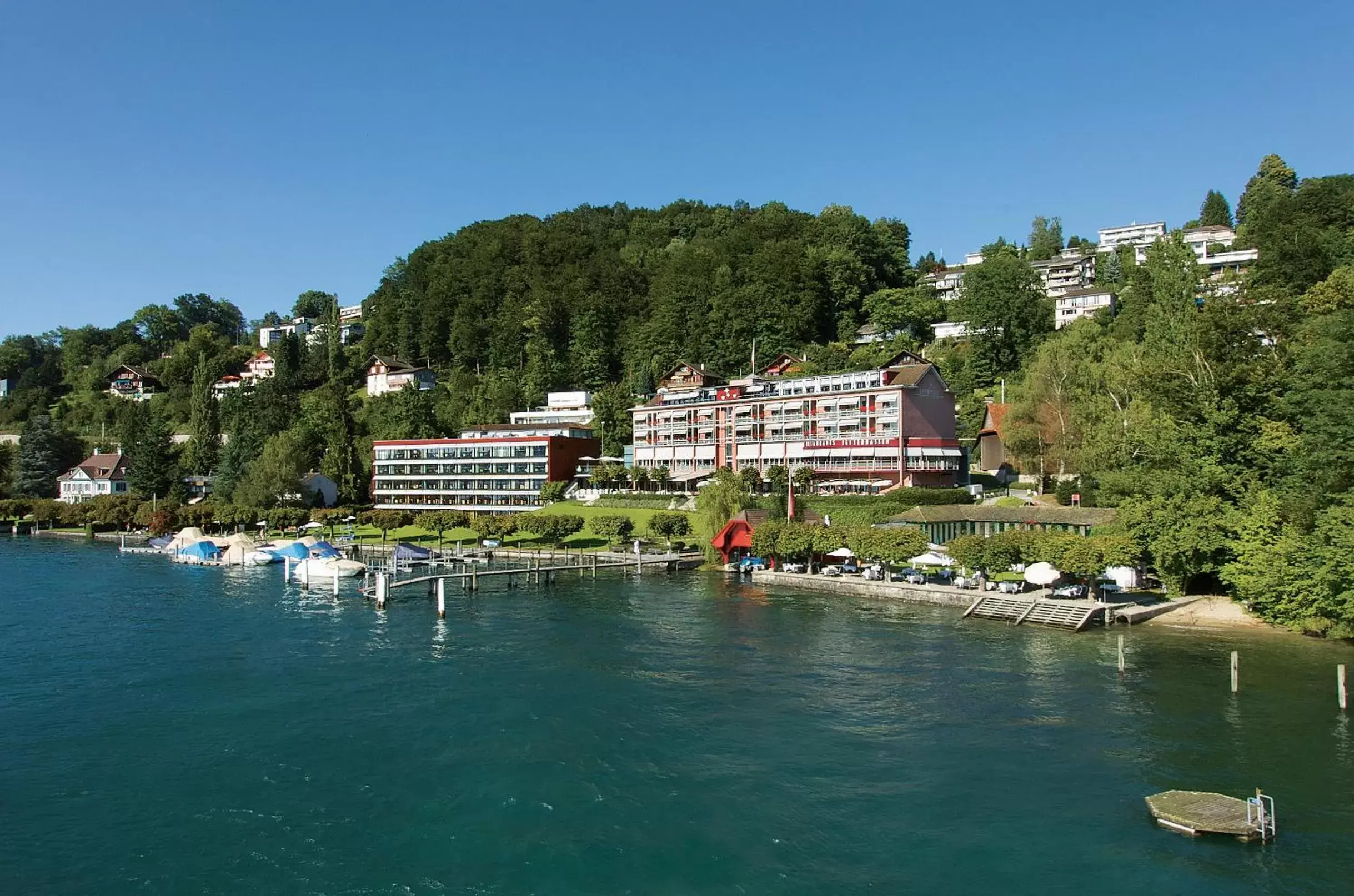 Property building in HERMITAGE Lake Lucerne - Beach Club & Lifestyle Hotel