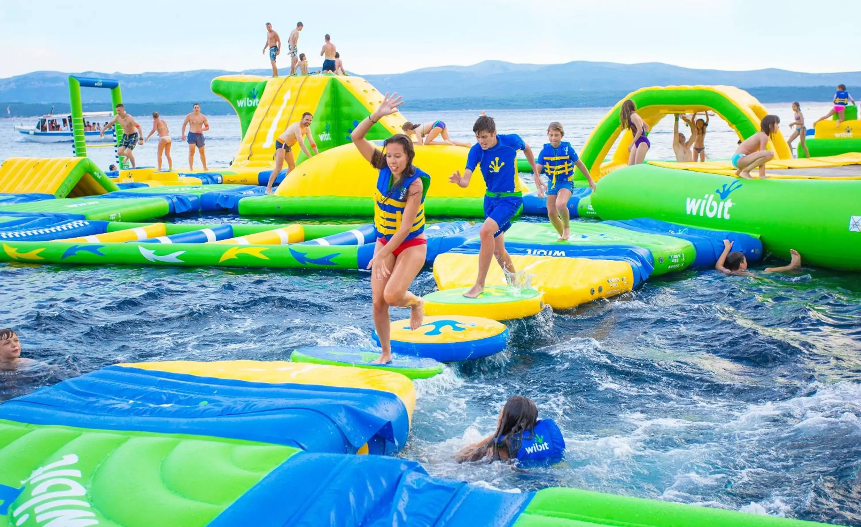 Aqua park in Fairmont Fujairah Beach Resort