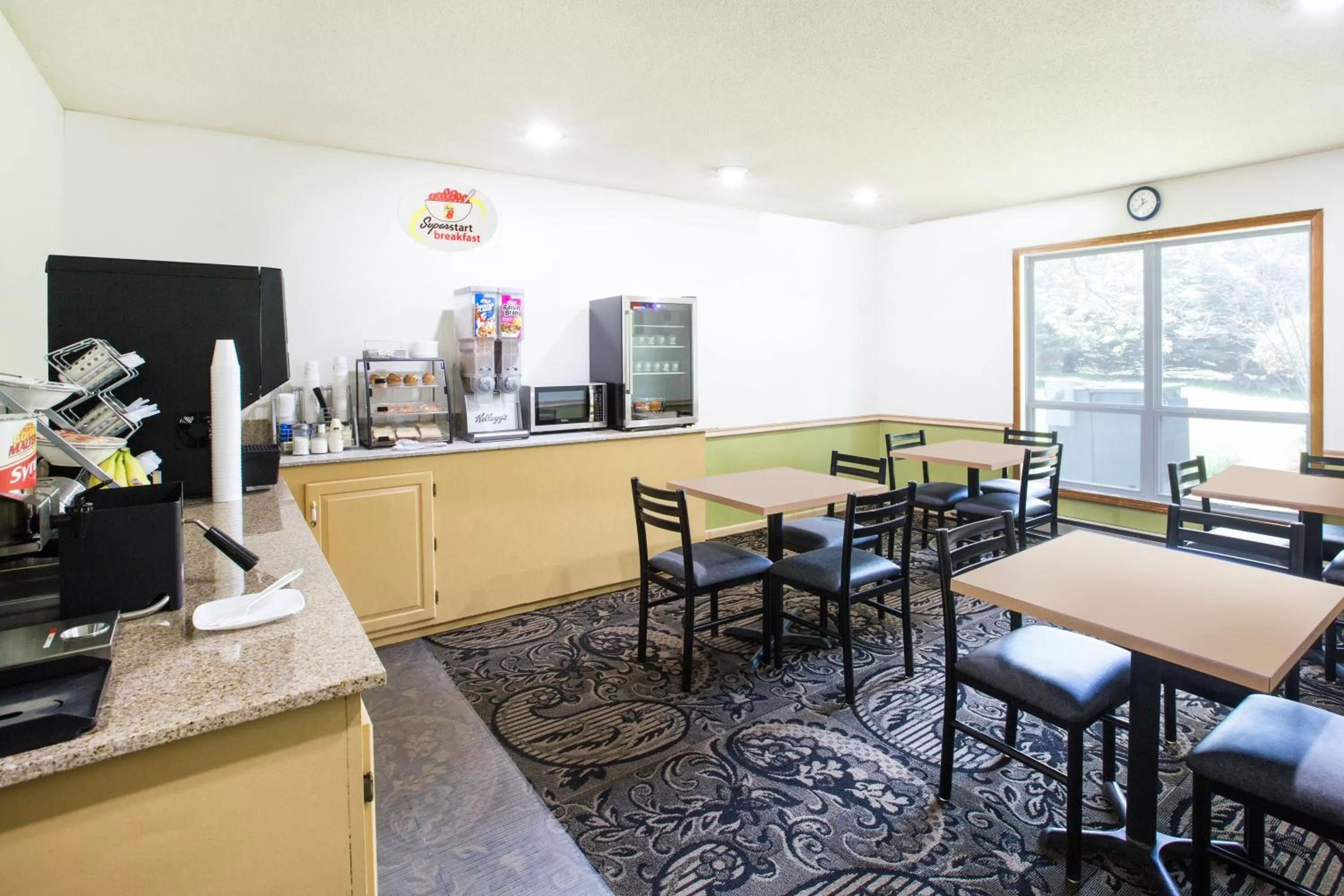 Continental breakfast in Super 8 by Wyndham Williams