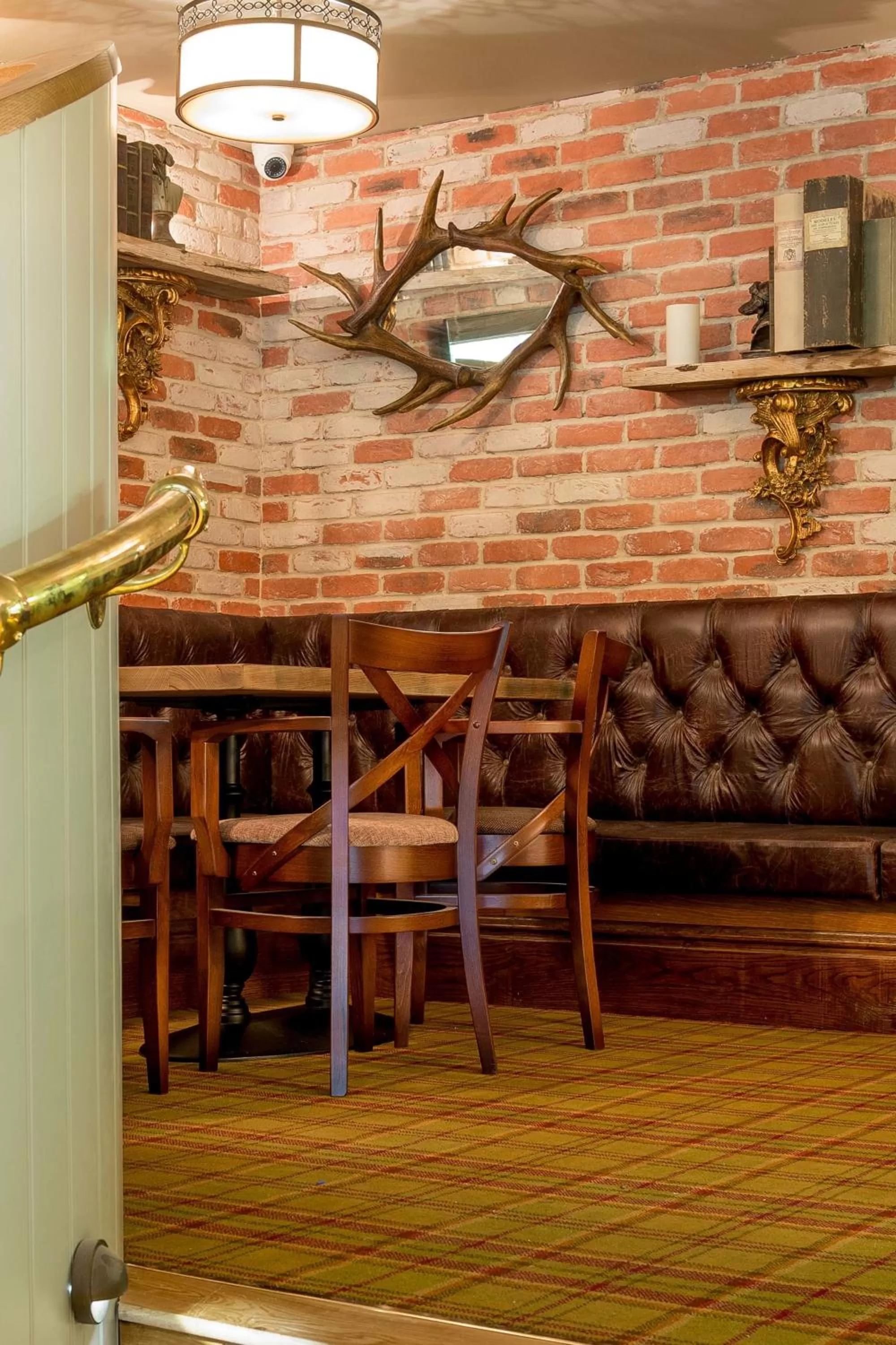 Decorative detail in Busby Hotel