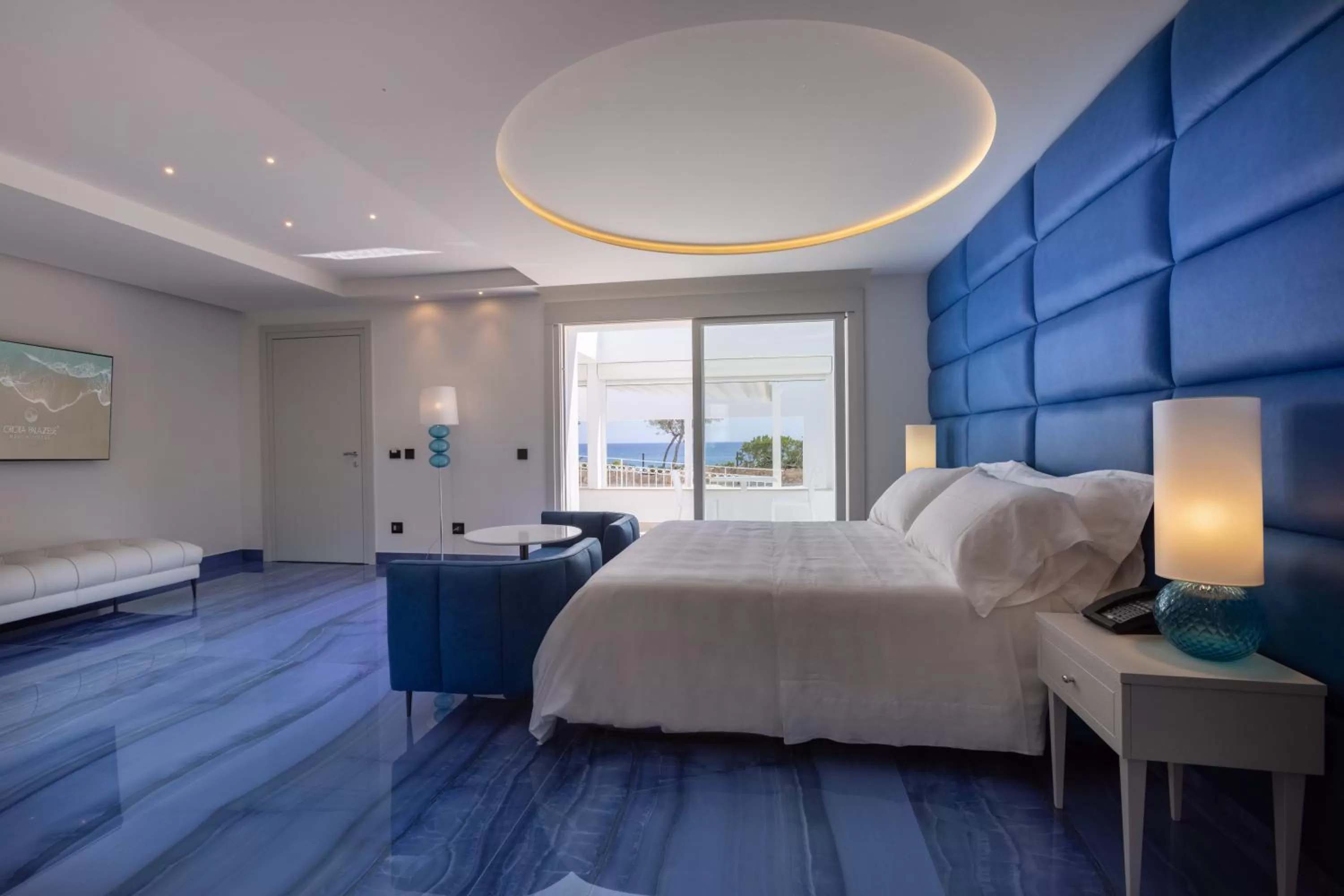 Photo of the whole room, Bed in Grotta Palazzese Beach Hotel