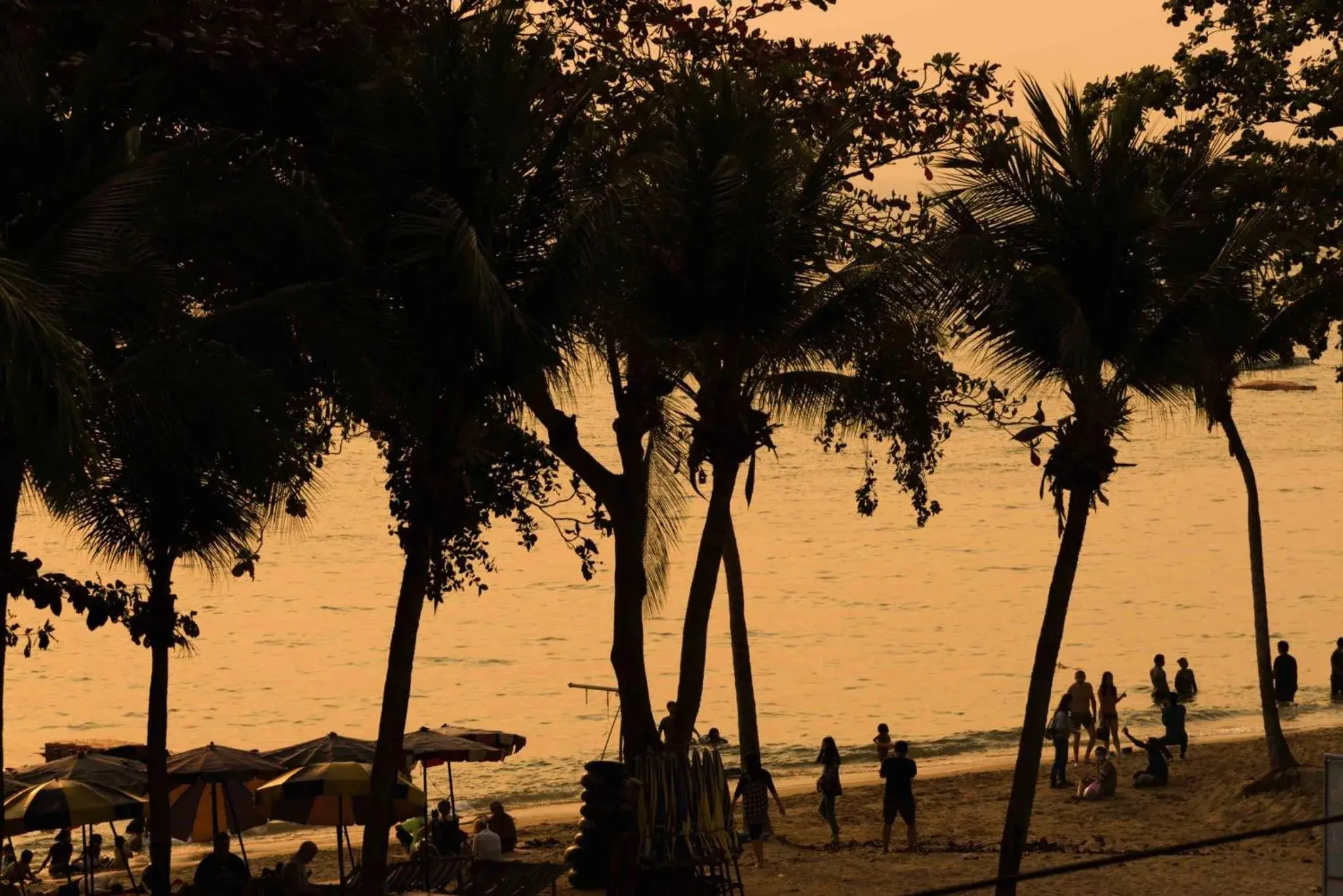 Beach in Jomtien Boathouse