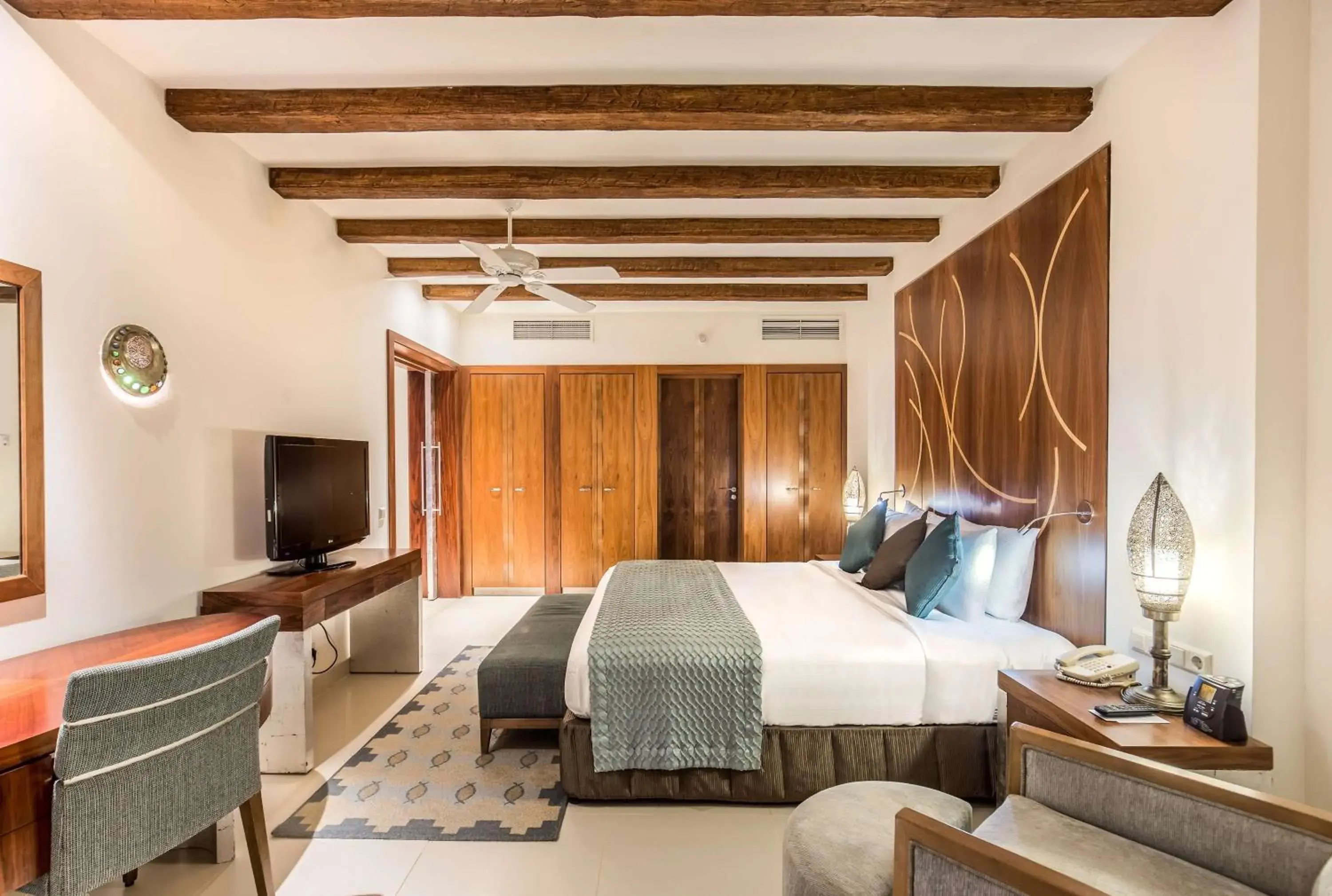 Bedroom, Bed in Hilton Marsa Alam Nubian Resort