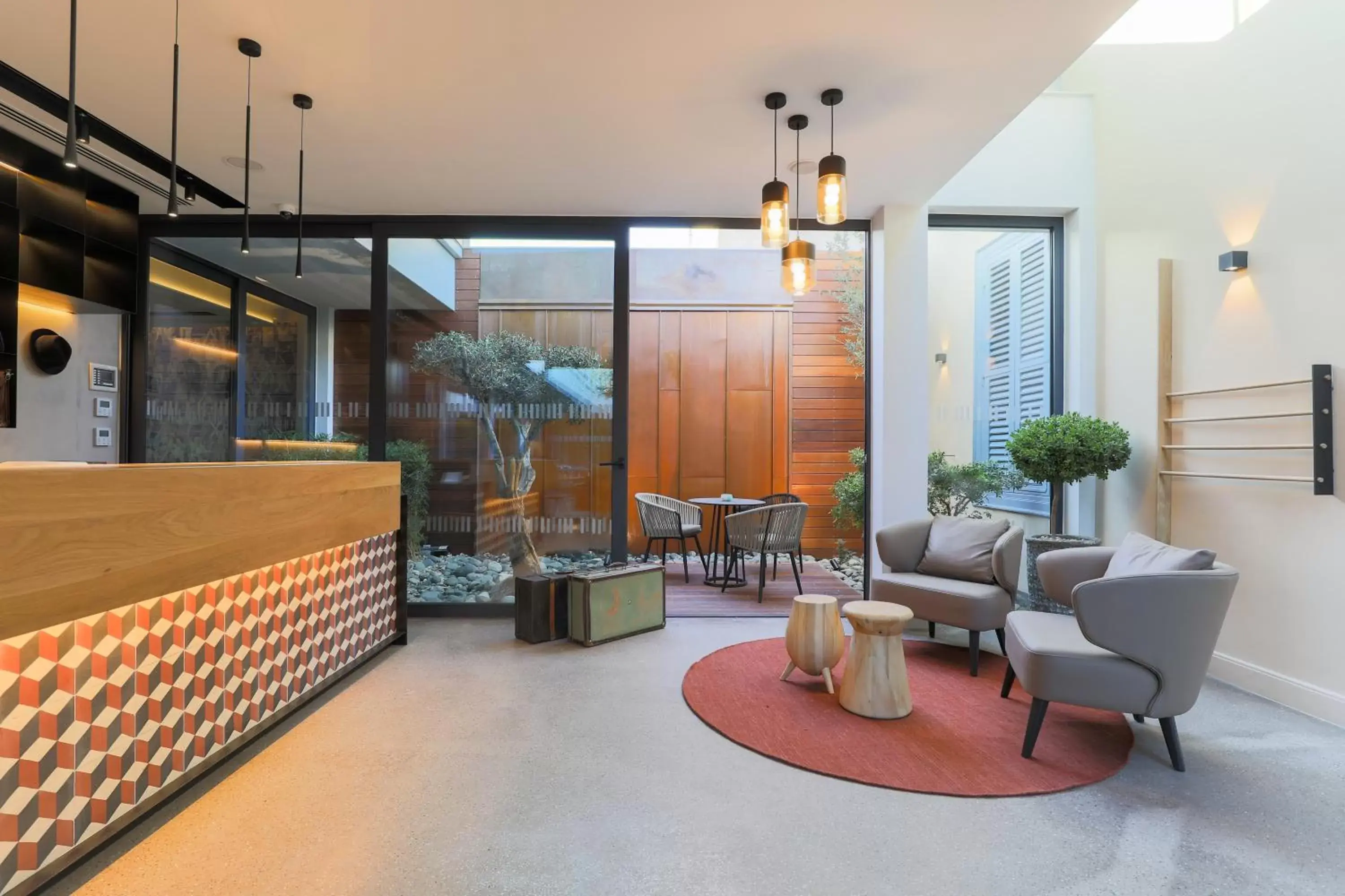 Property building, Lobby/Reception in Hotel Indigo Larnaca, an IHG Hotel-ADULTS ONLY Property building, Lobby/Reception in Hotel Indigo Larnaca, an IHG Hotel-ADULTS ONLY